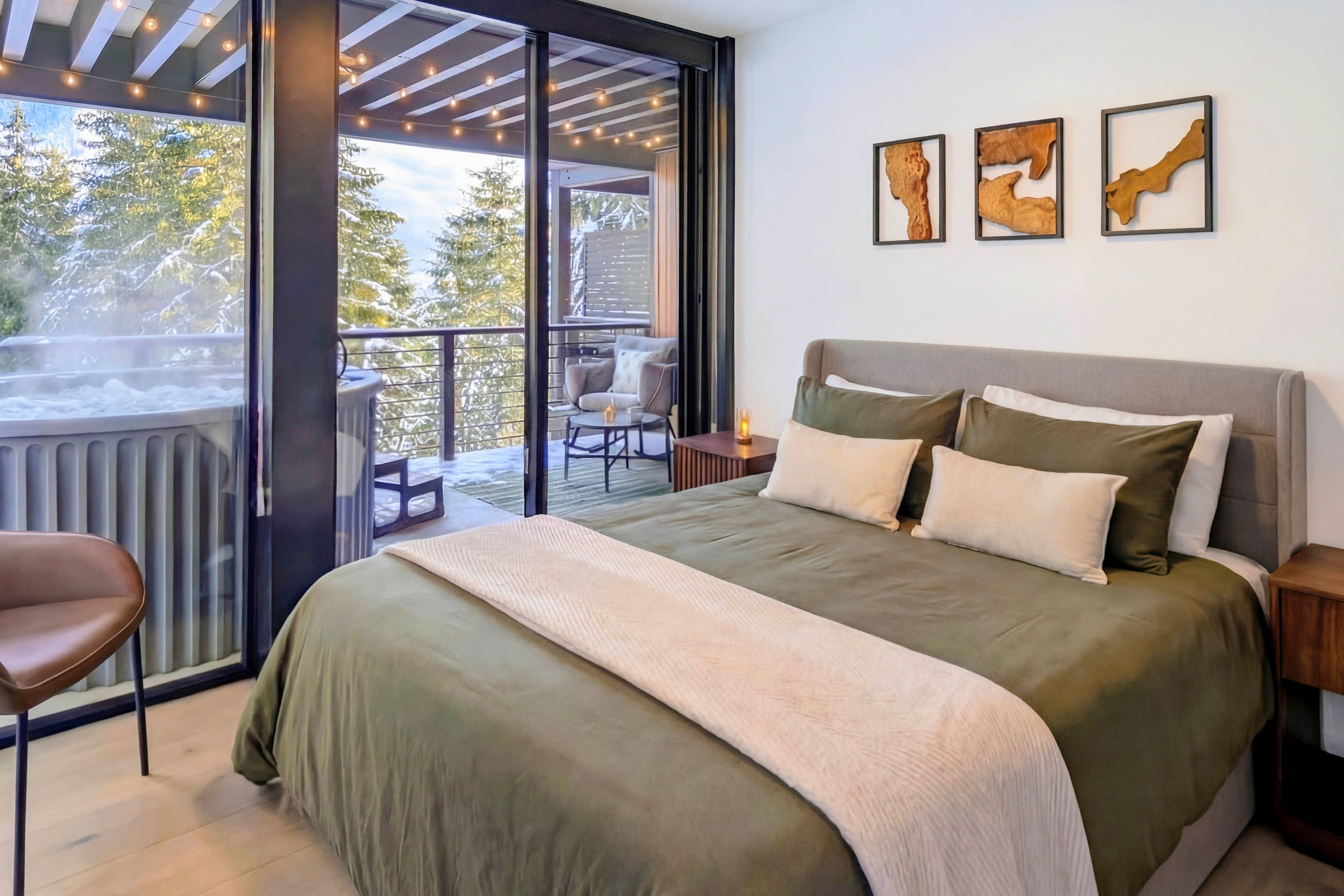 Bedroom 1 | Queen Bed | Balcony Access | 2nd Floor