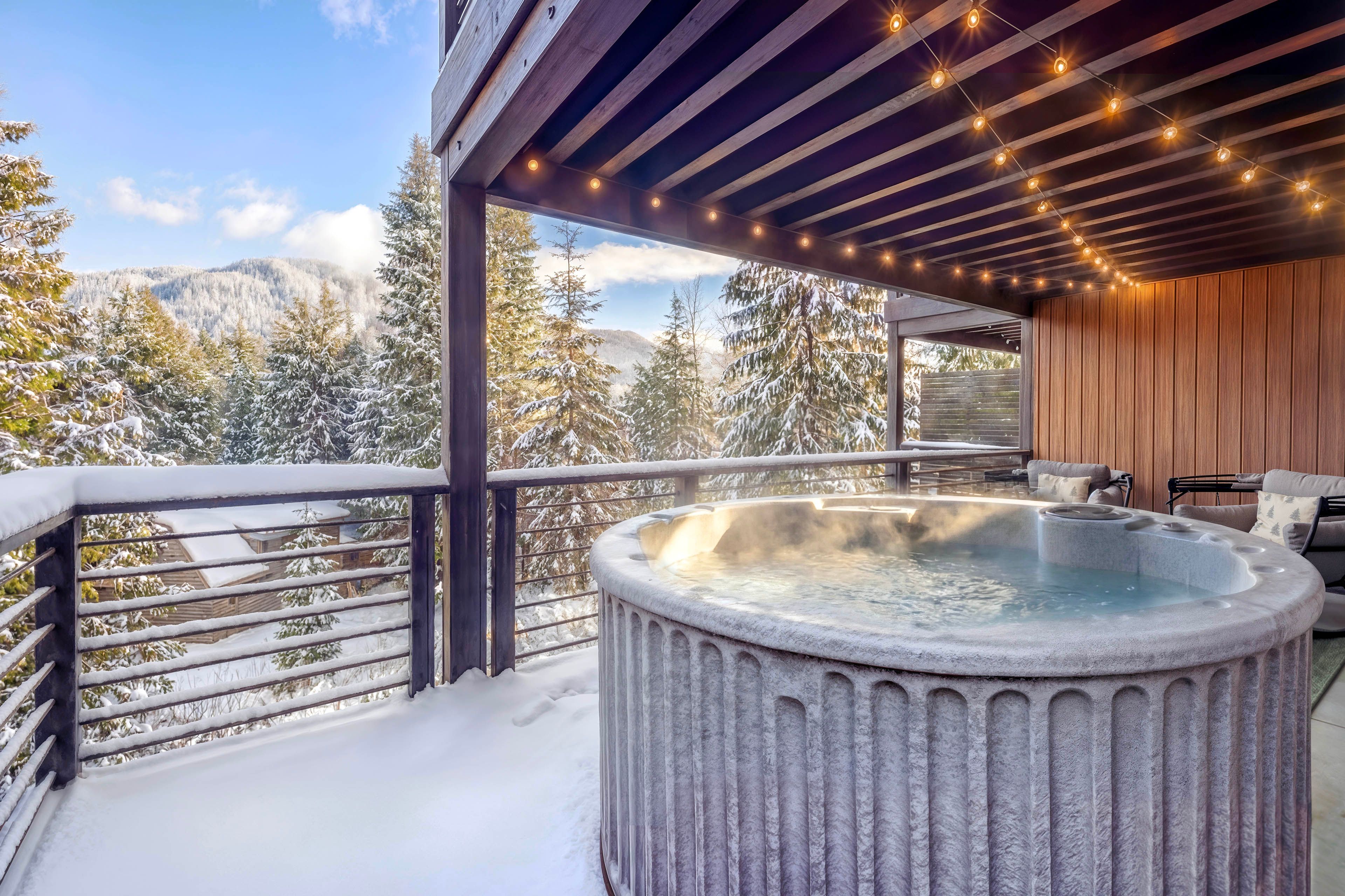 Private Balcony | Hot Tub | Outdoor Seating
