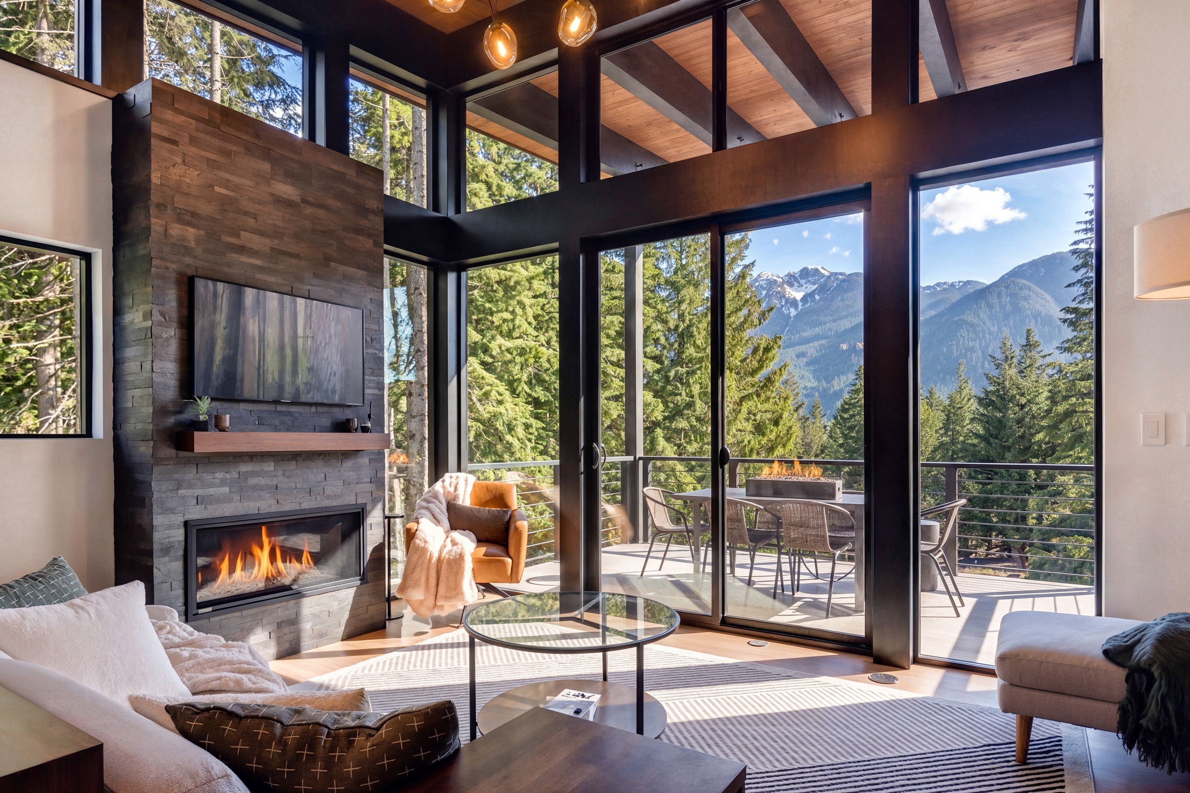 Living Room | Fireplace | Smart TV | 3rd Floor