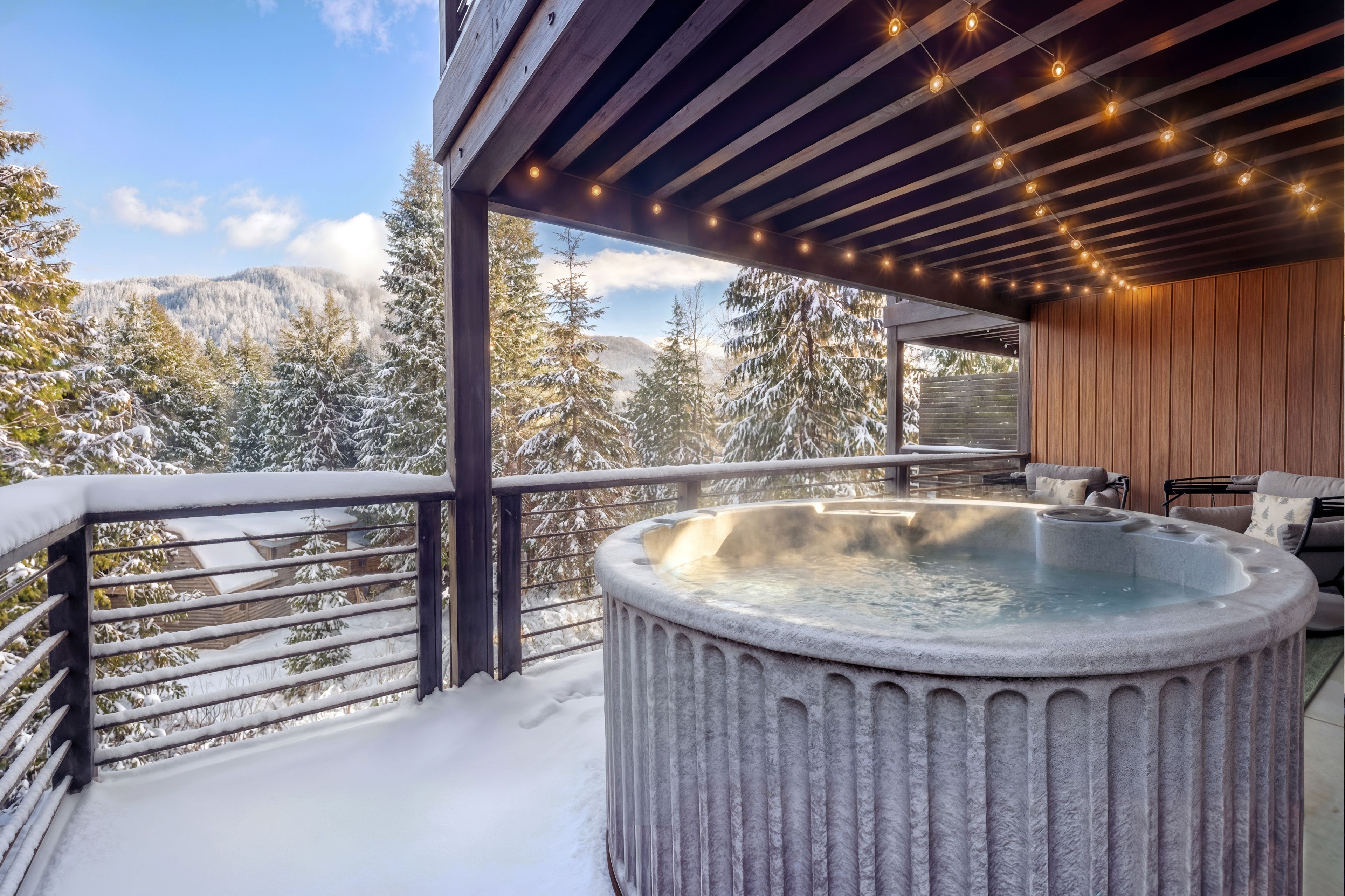 Private Balcony | Hot Tub | Outdoor Seating