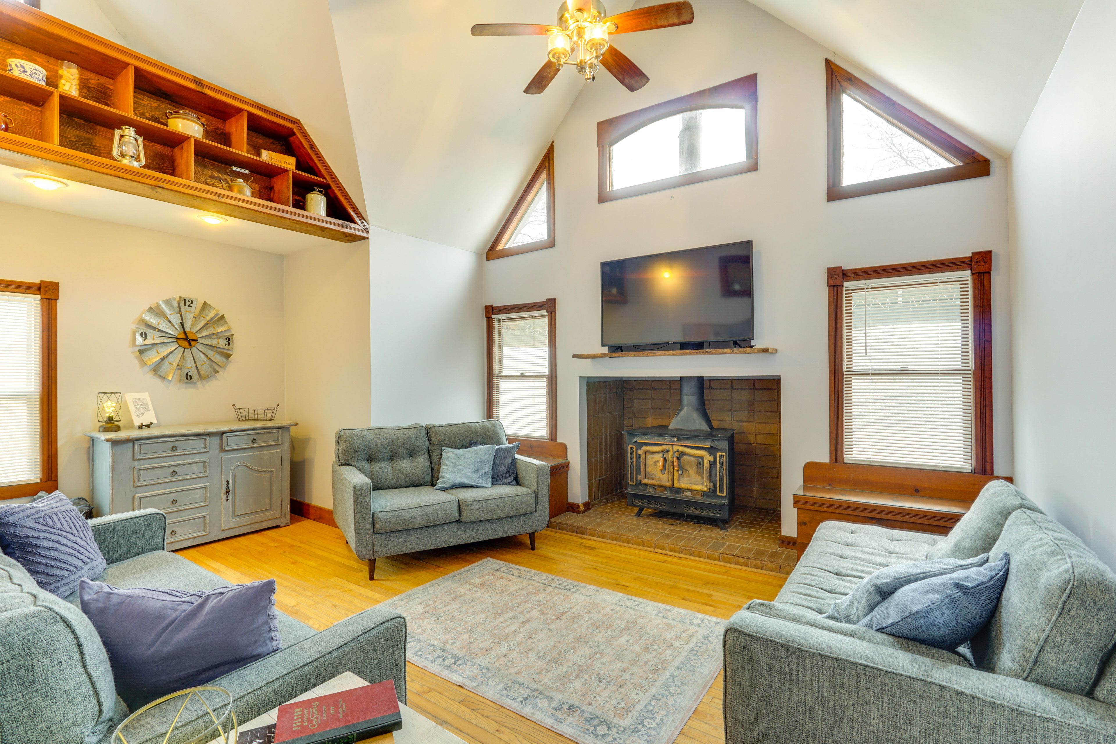 Living Room | Original Features | 100-Year-Old Home