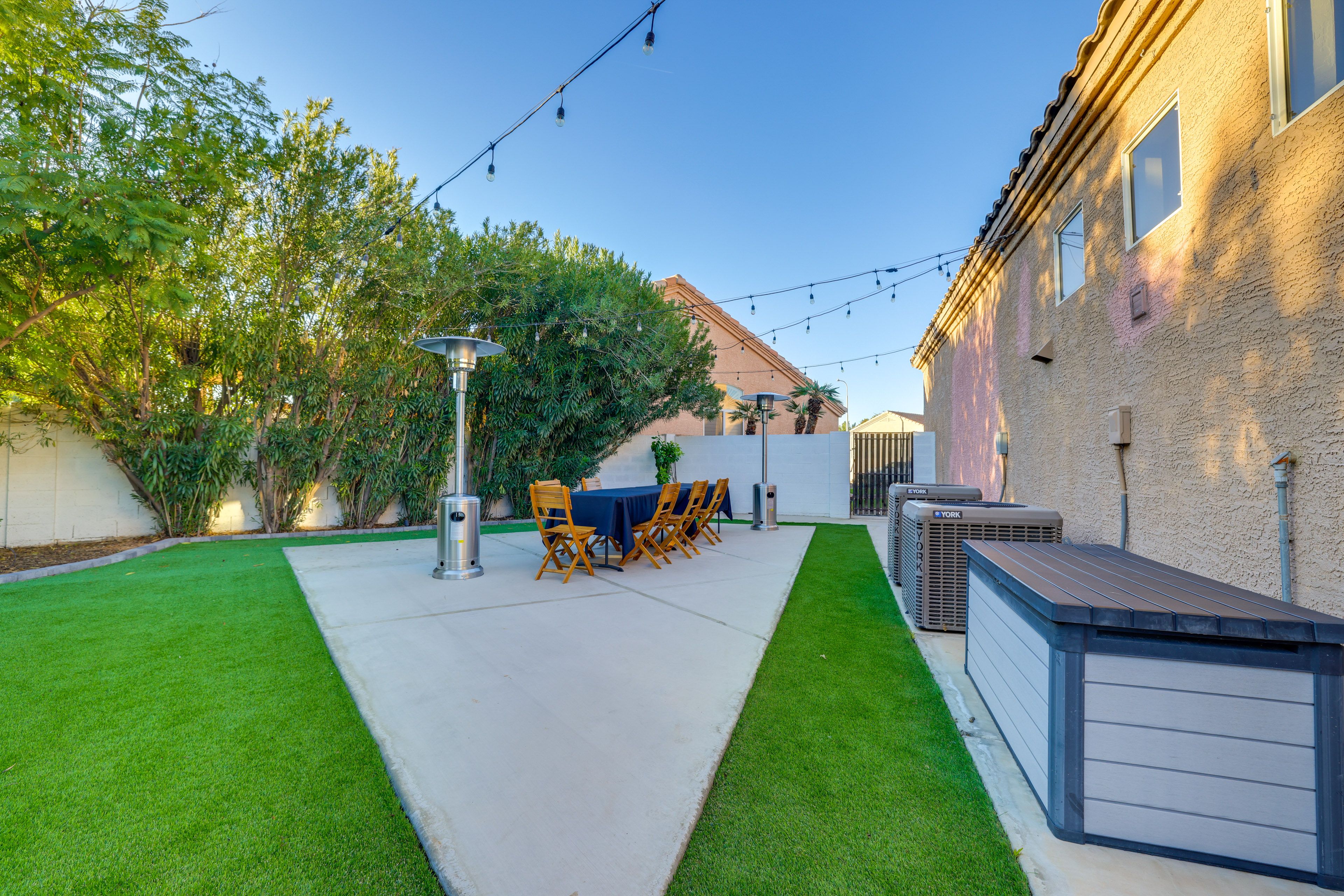 Outdoor Dining Area | Fenced-In Yard