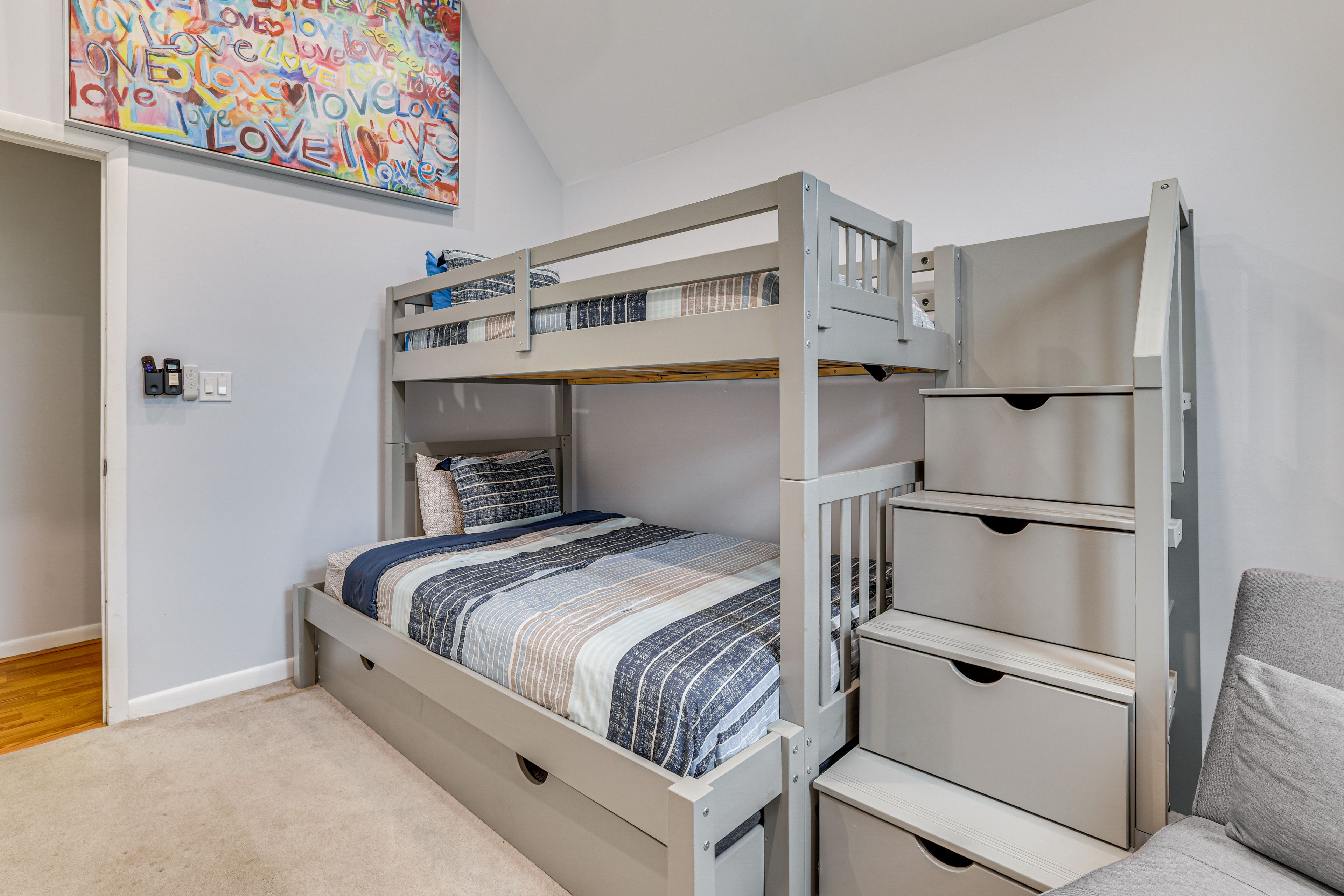 Bedroom 4 | 2nd Floor | Twin/Full Bunk Bed