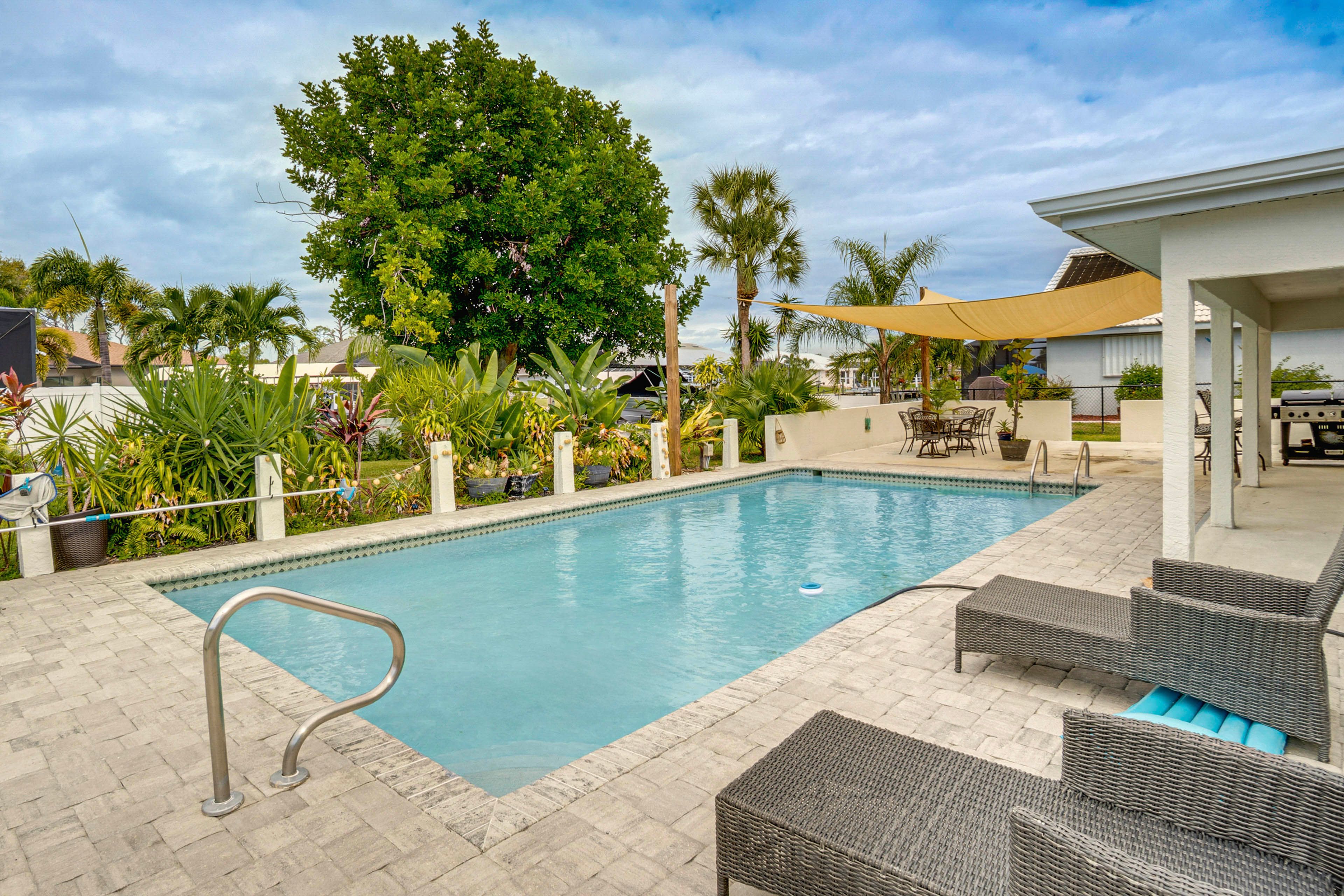 Port Charlotte Vacation Rental | 3BR | 2BA | 1,260 Sq Ft | 1 Step to Enter