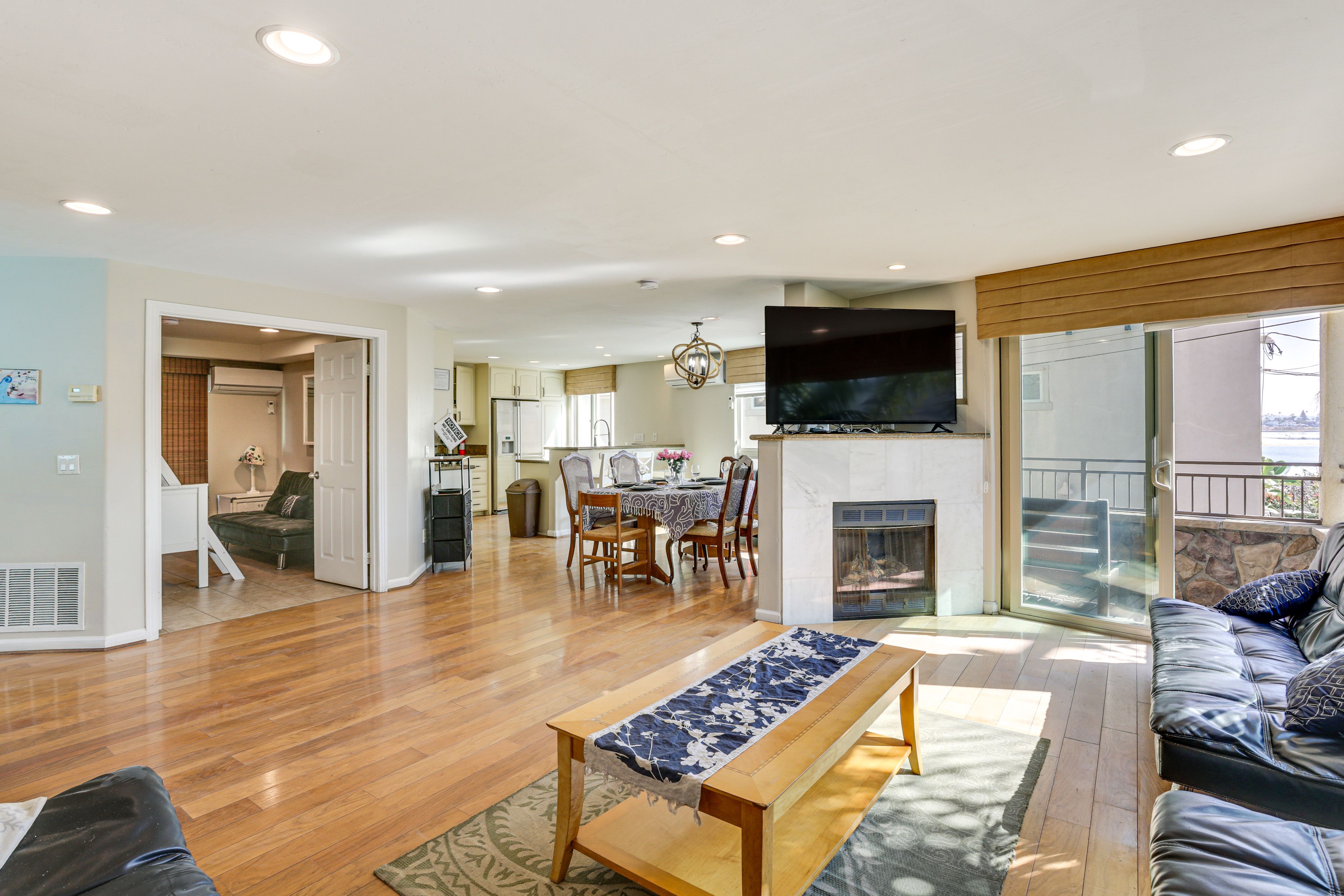 Property Interior | 3-Story Home | Free WiFi | Central A/C & Heating