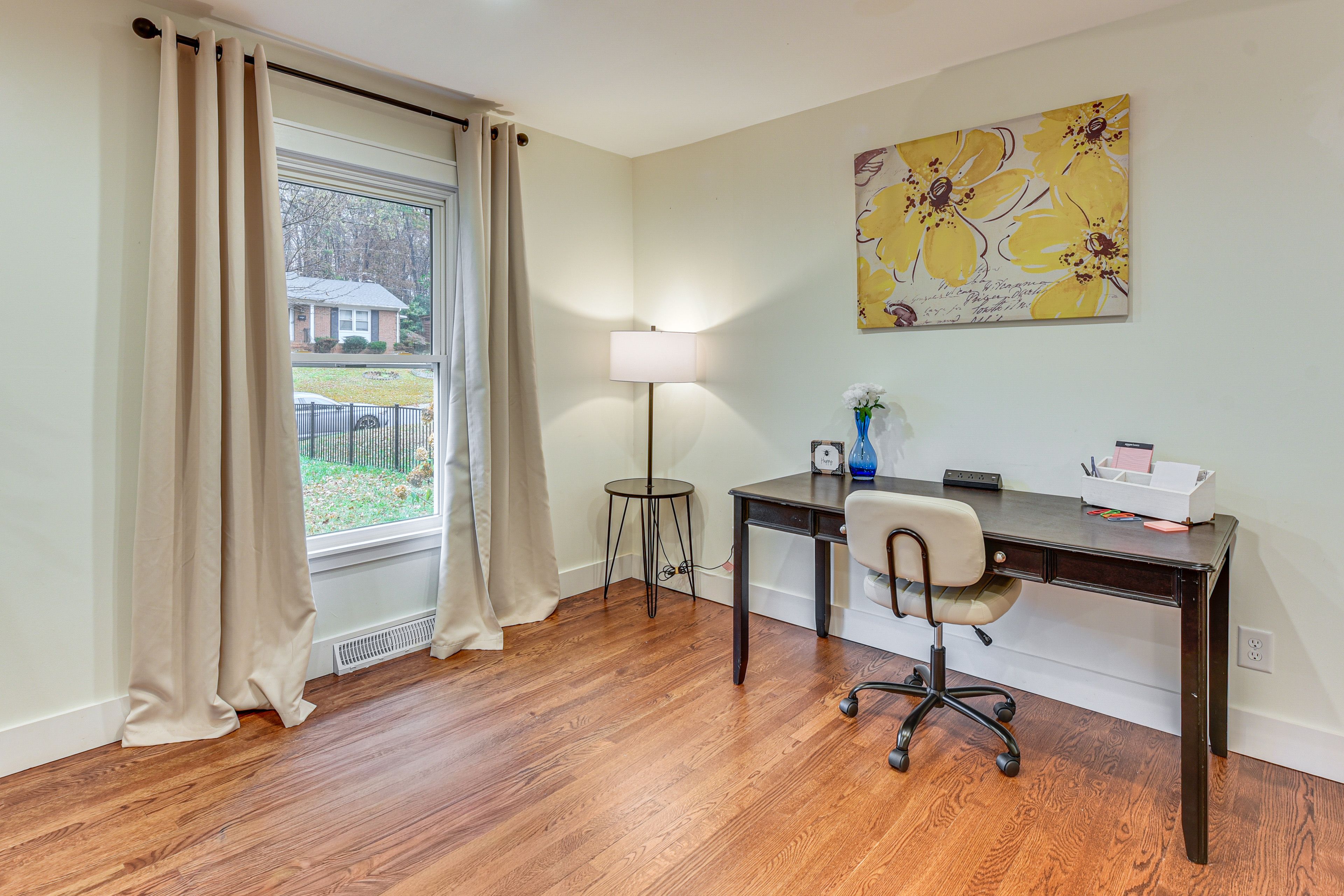 Dedicated Workspace | Attached Power Strip