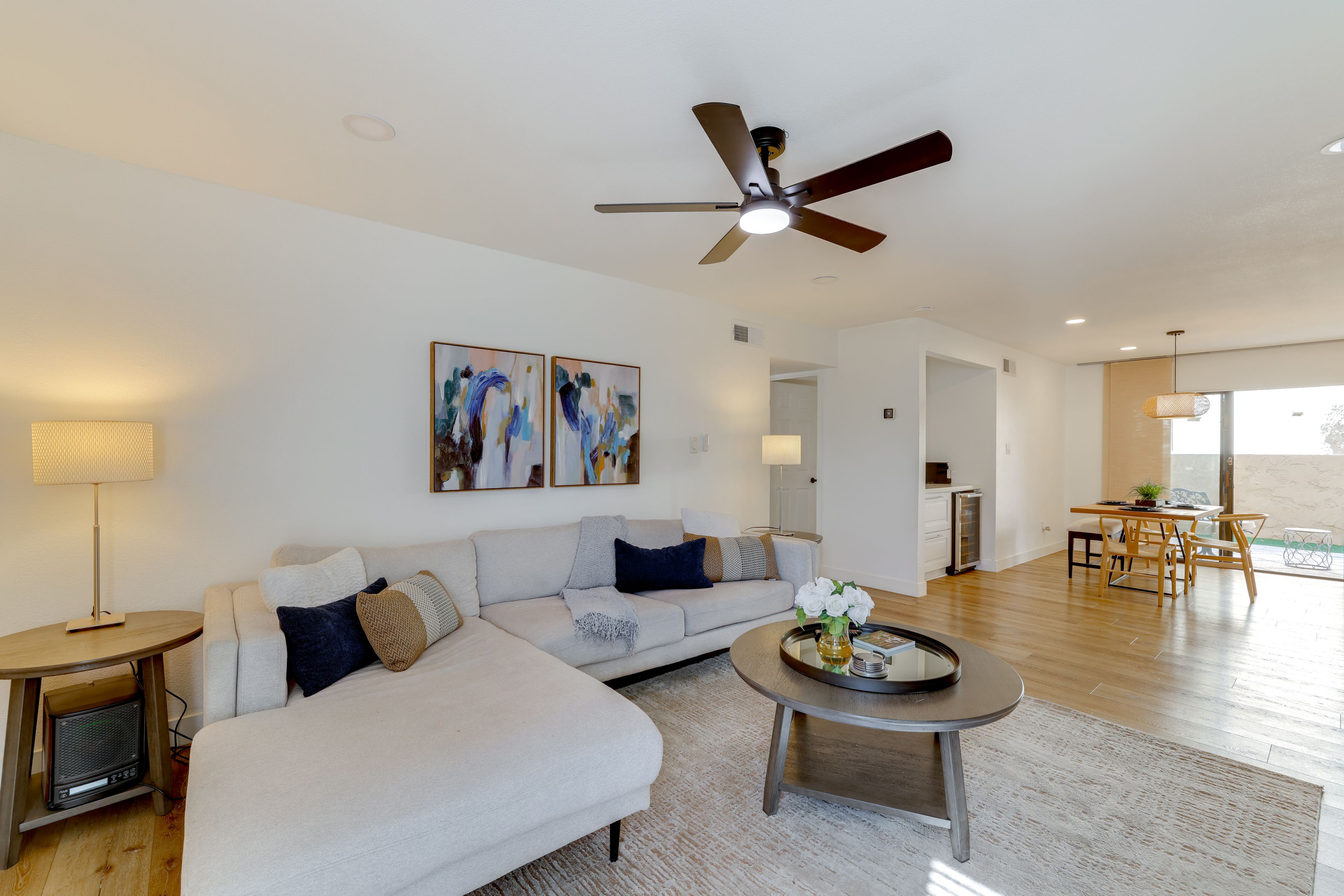 Living Room | Central A/C & Heat | Free WiFi