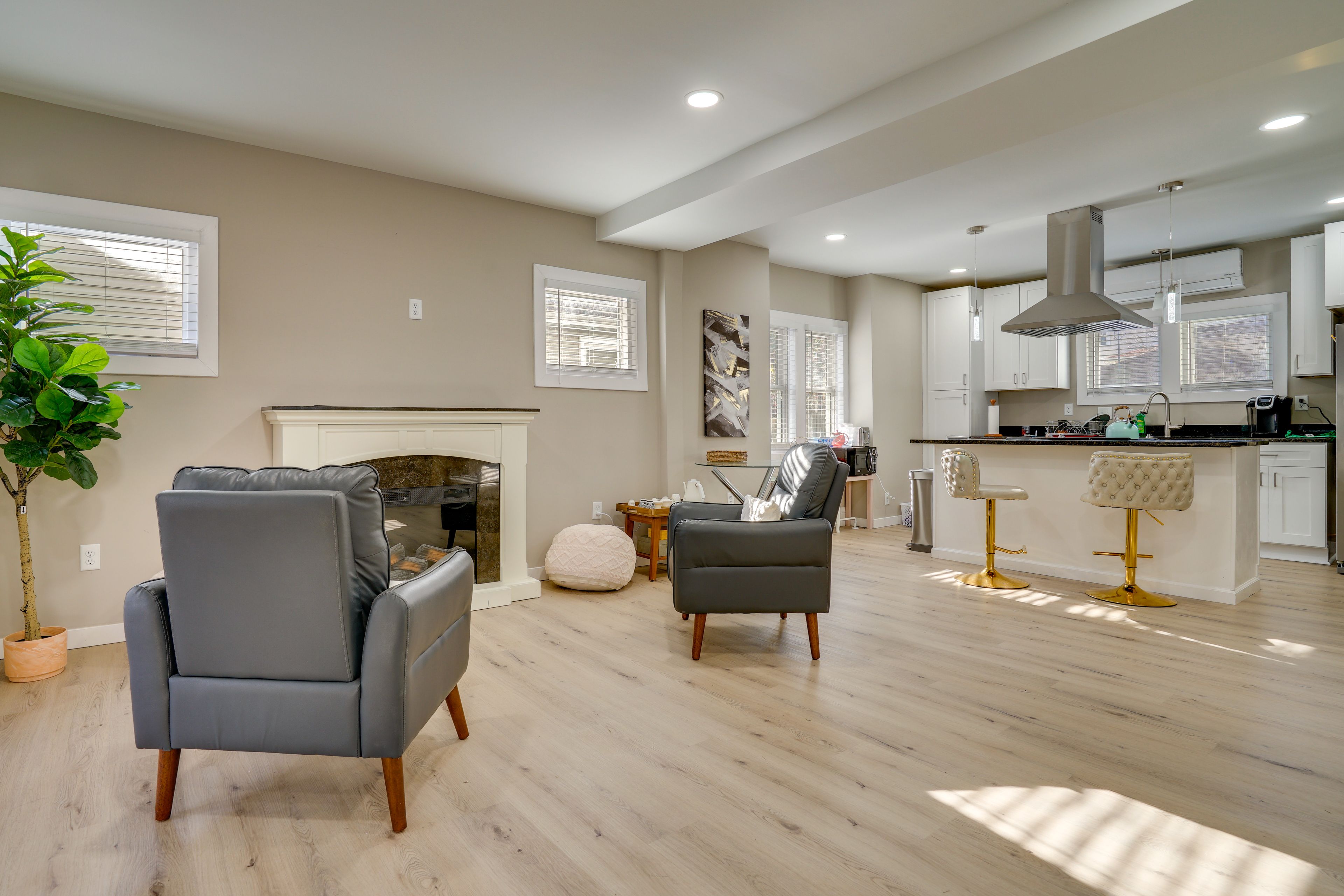 Seating Area | 1st Floor | Fireplace