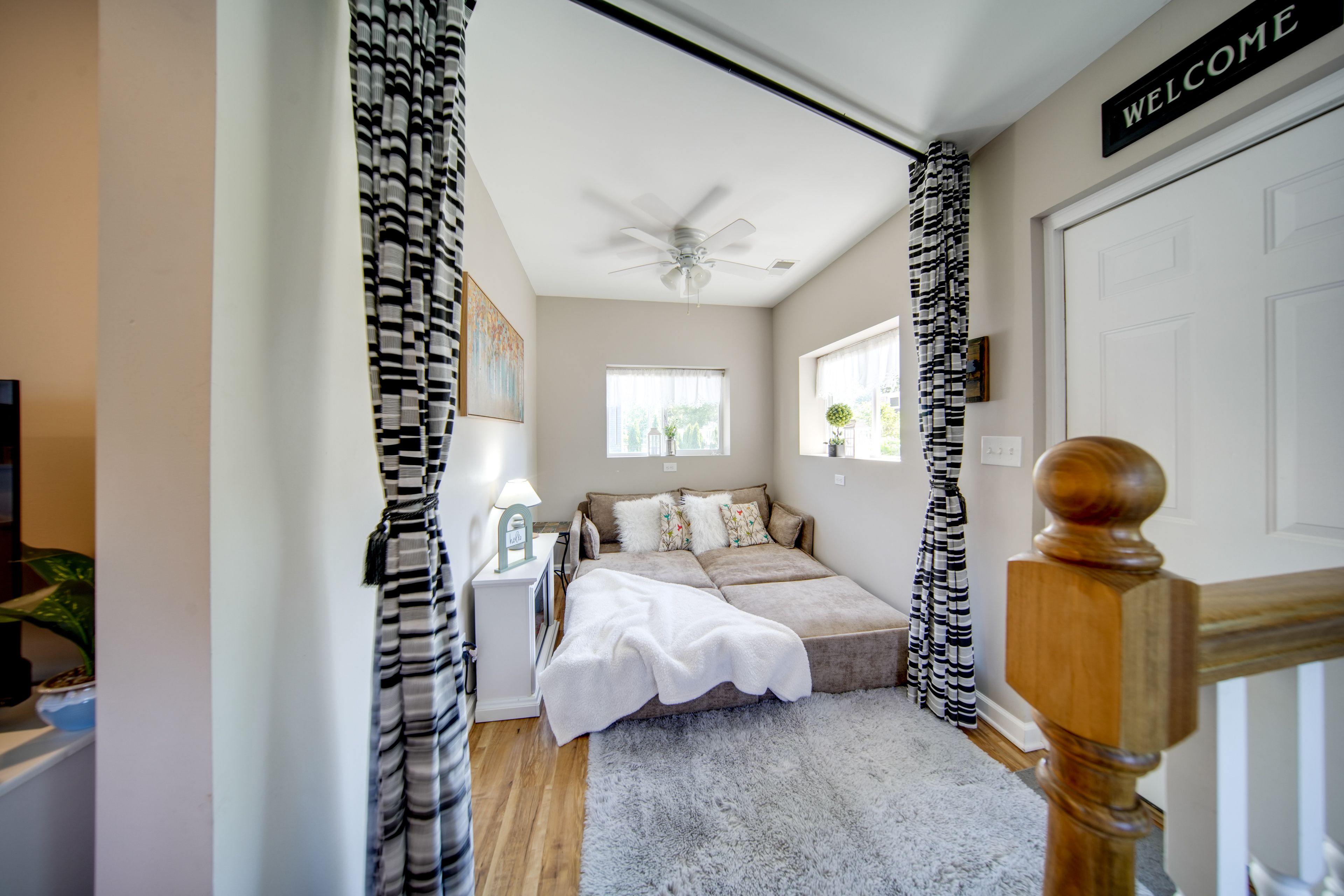 Sitting Area | Electric Fireplace