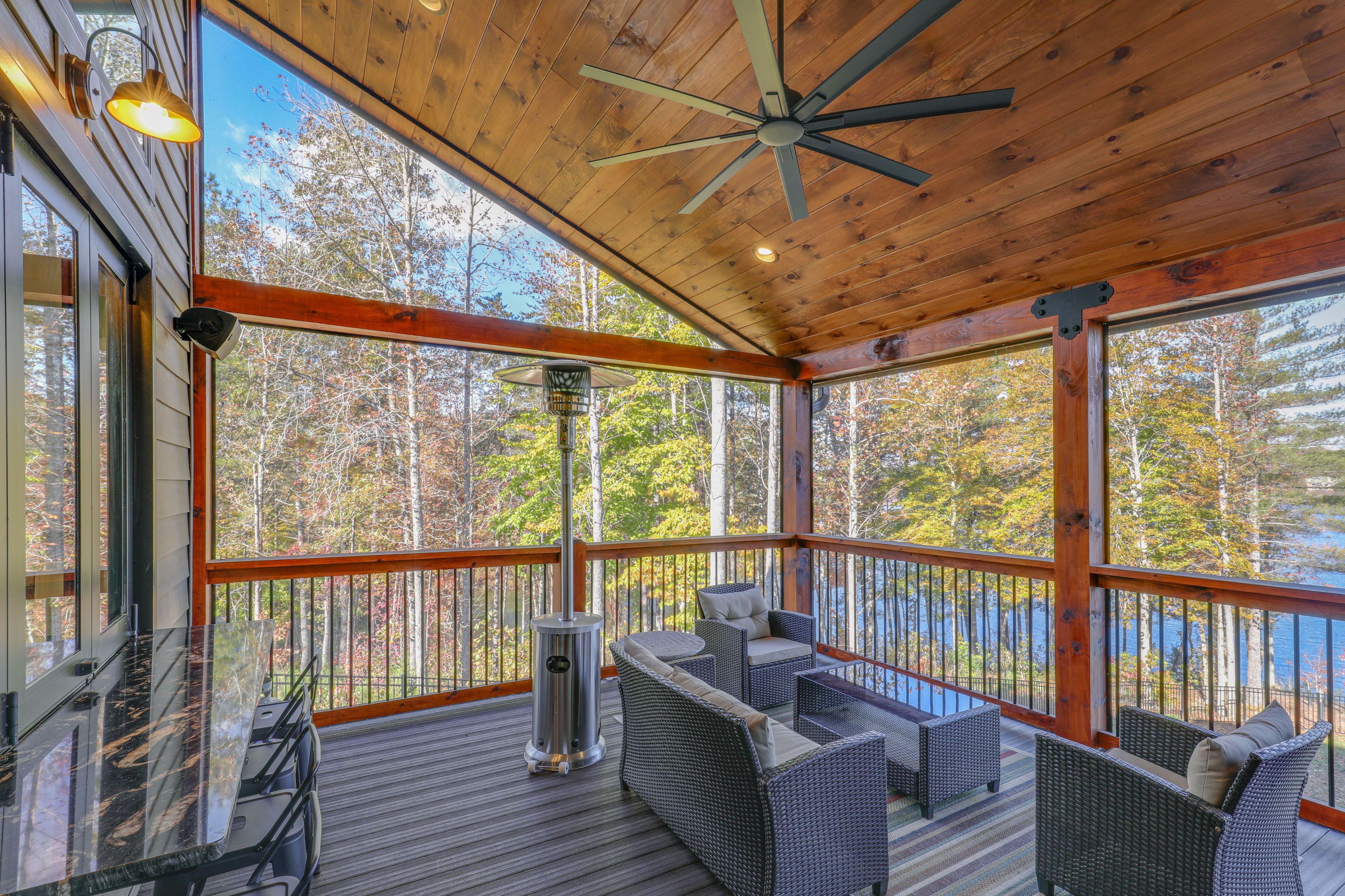 Screened Deck | Lake Views | Patio Heater