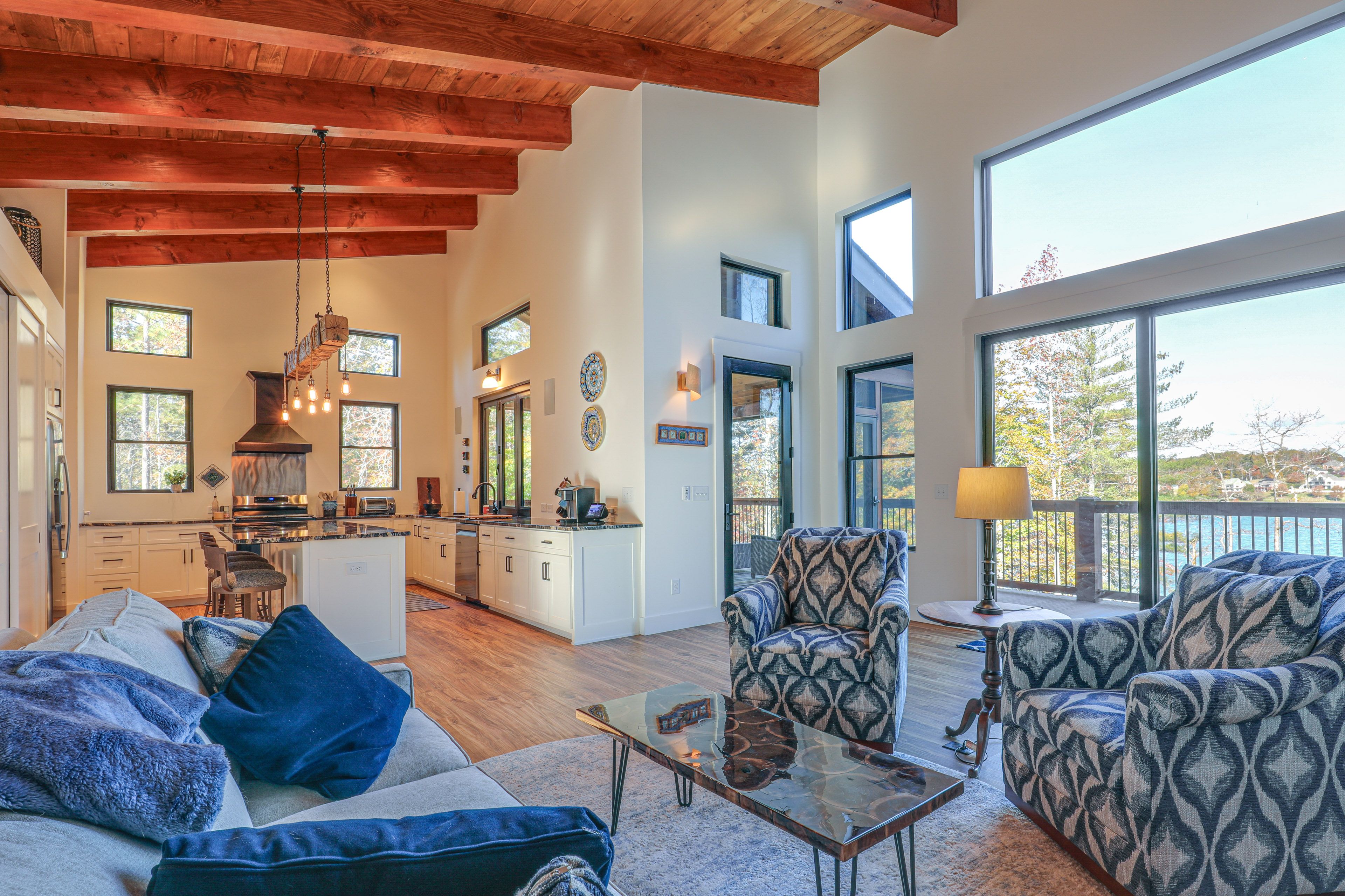 Living Room | Main Level | Fireplace | Free WiFi