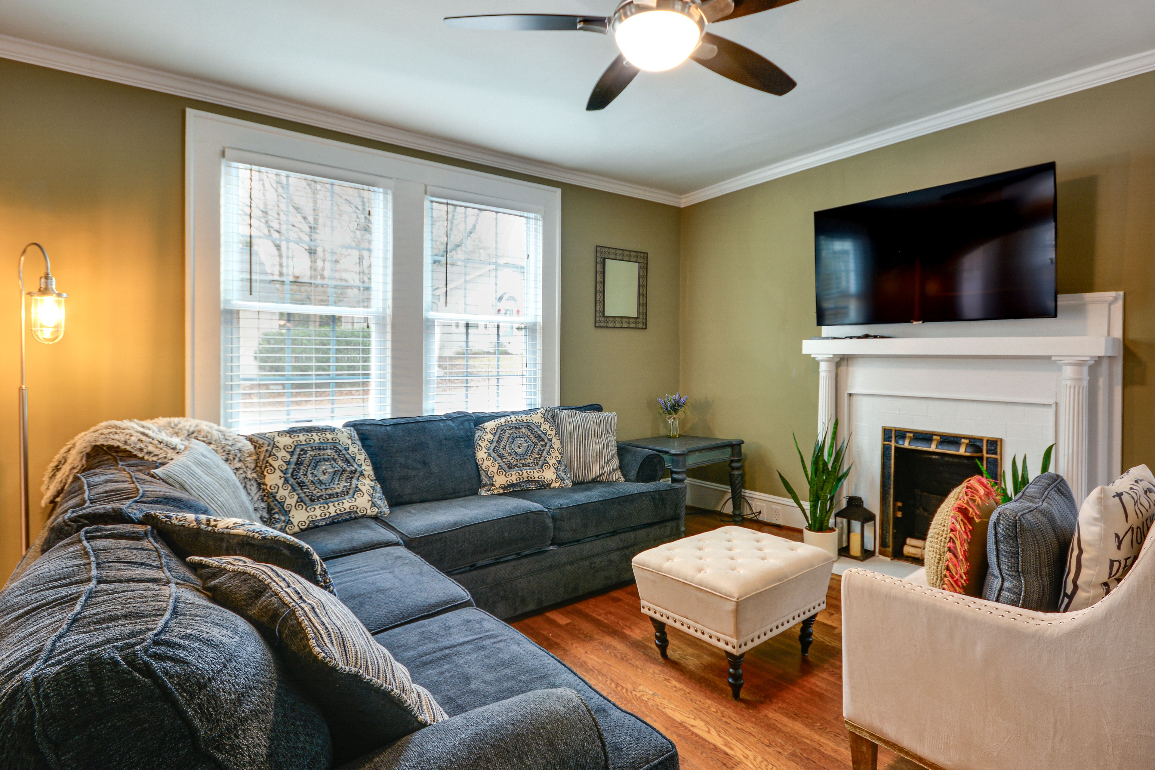 Winston-Salem Vacation Rental | 3BR | 2BA | 1,690 Sq Ft | 4 Steps to Enter