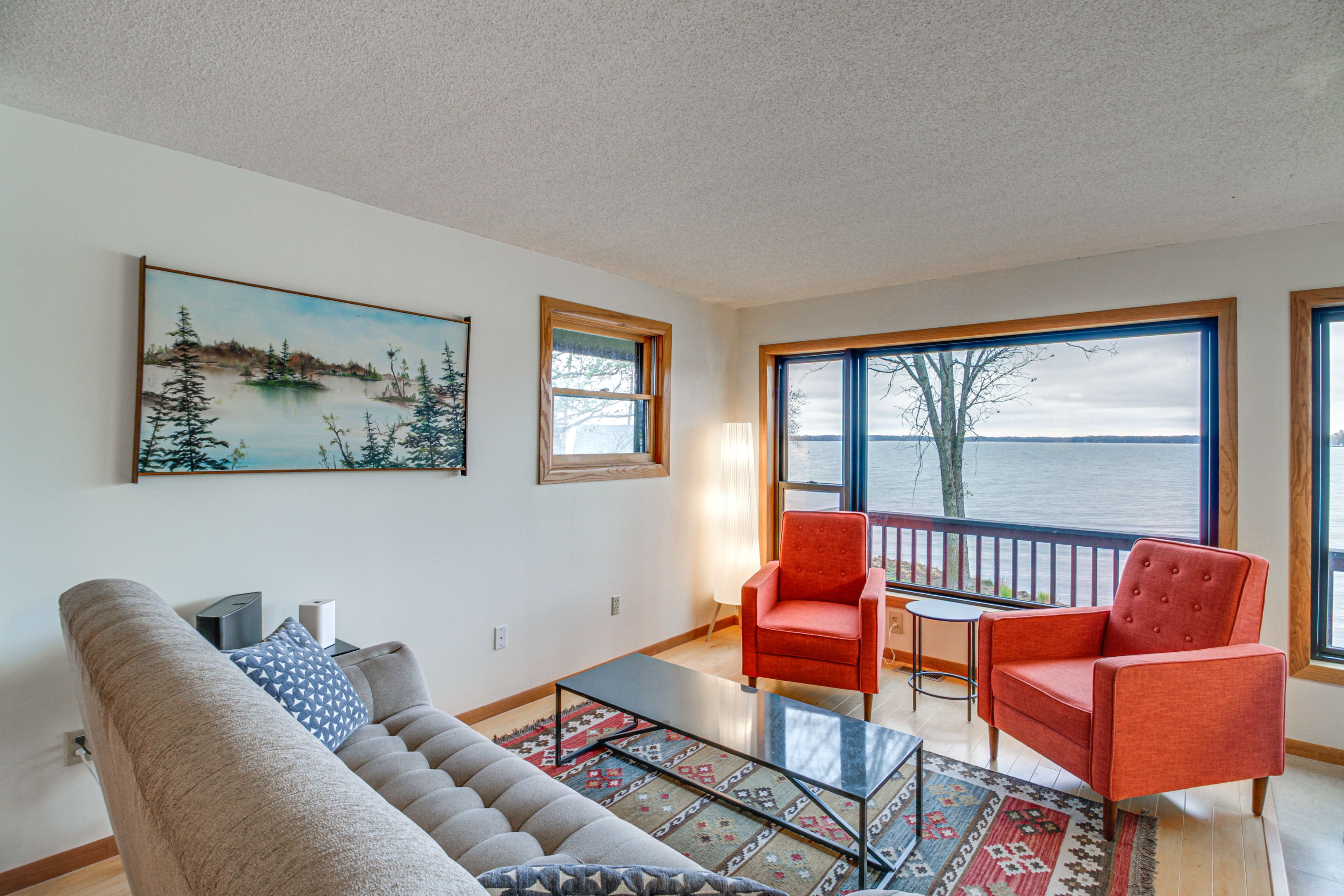 Living Room | Free WiFi | Window A/C Unit