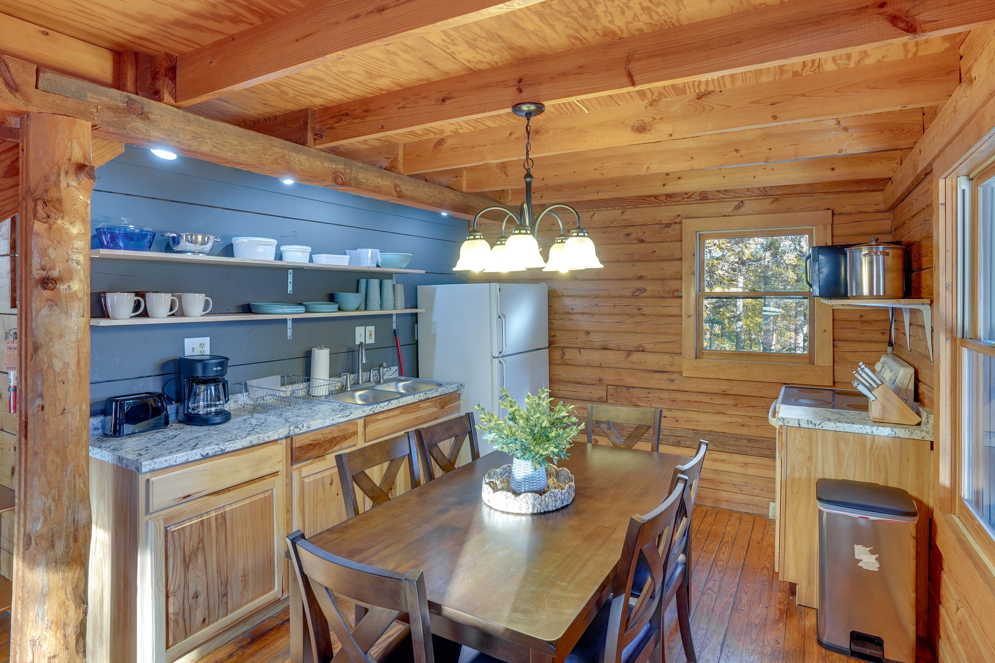 Kitchen & Dining Area | 1st Floor | Drip Coffee Maker