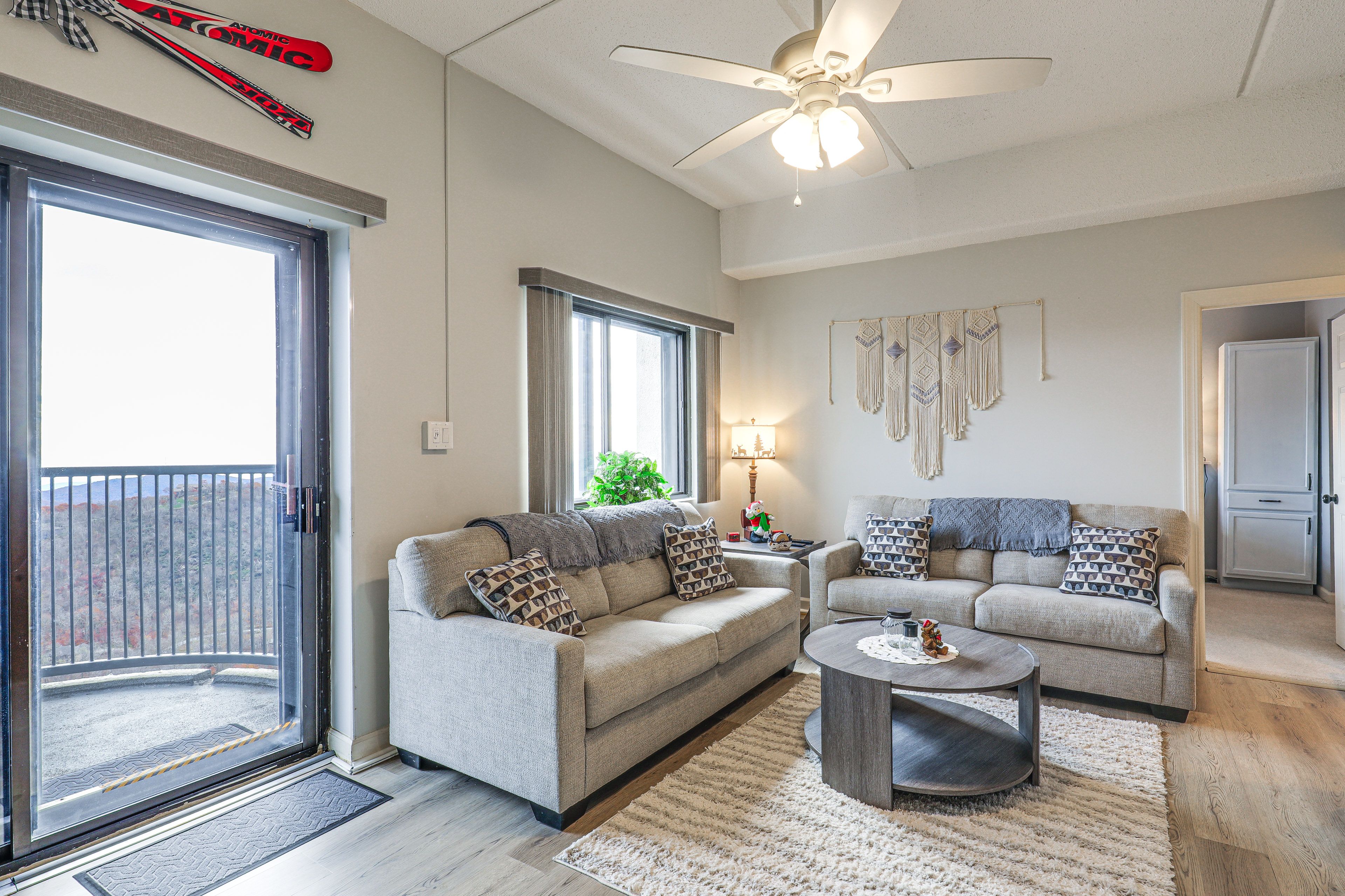 Living Room | Full Sleeper Sofa | 7th Floor Condo