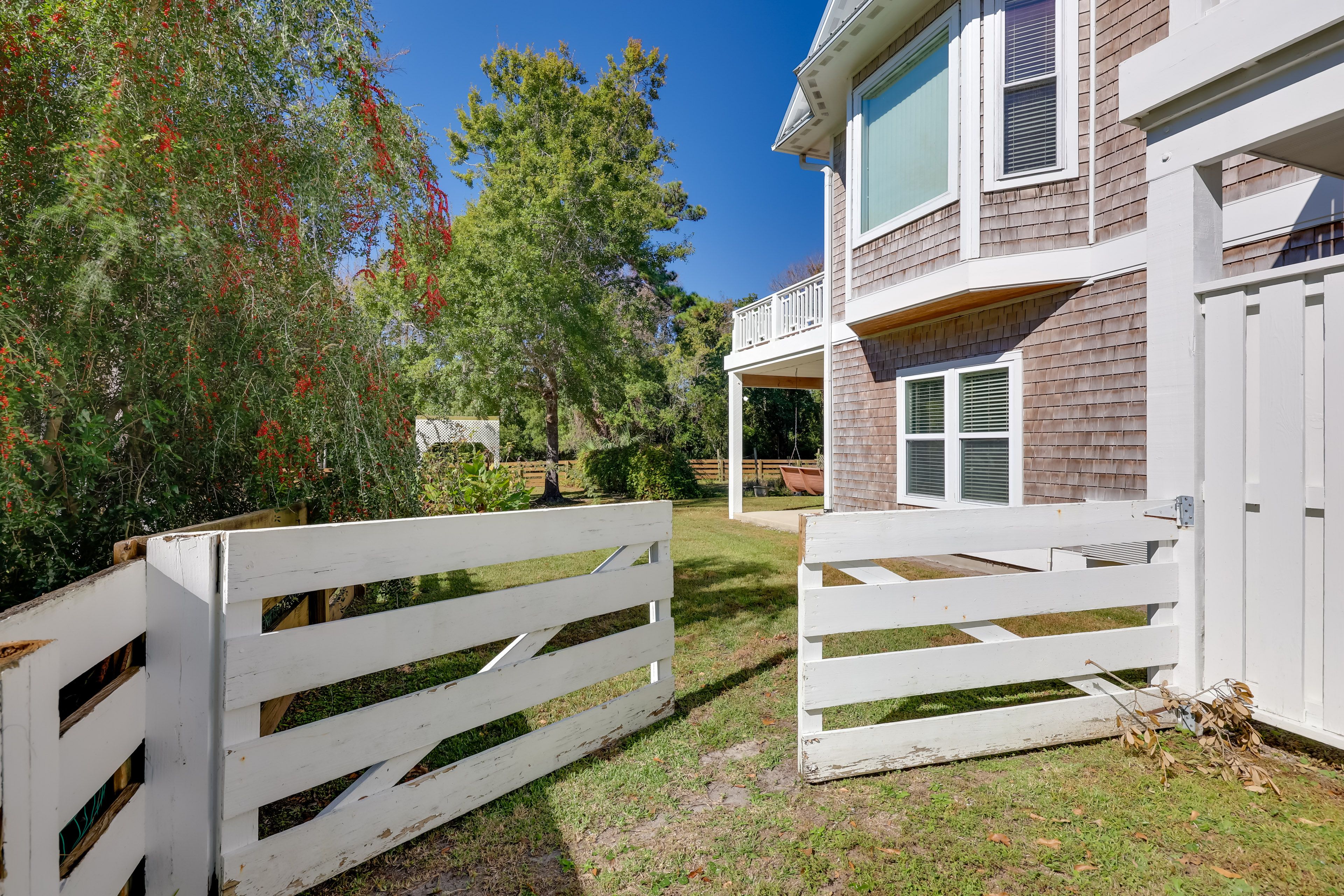 Gate to Backyard & Unit Entrance