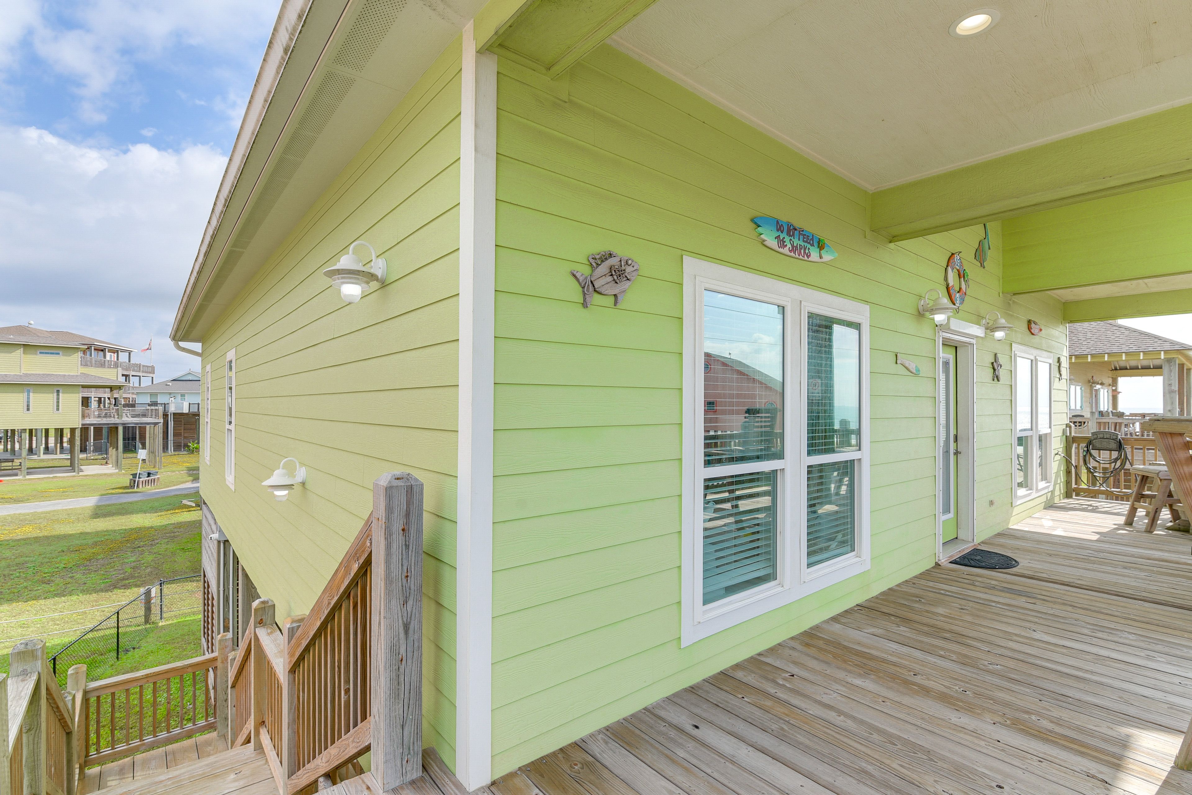 Stairs to Lower-Level Patio & Parking Area