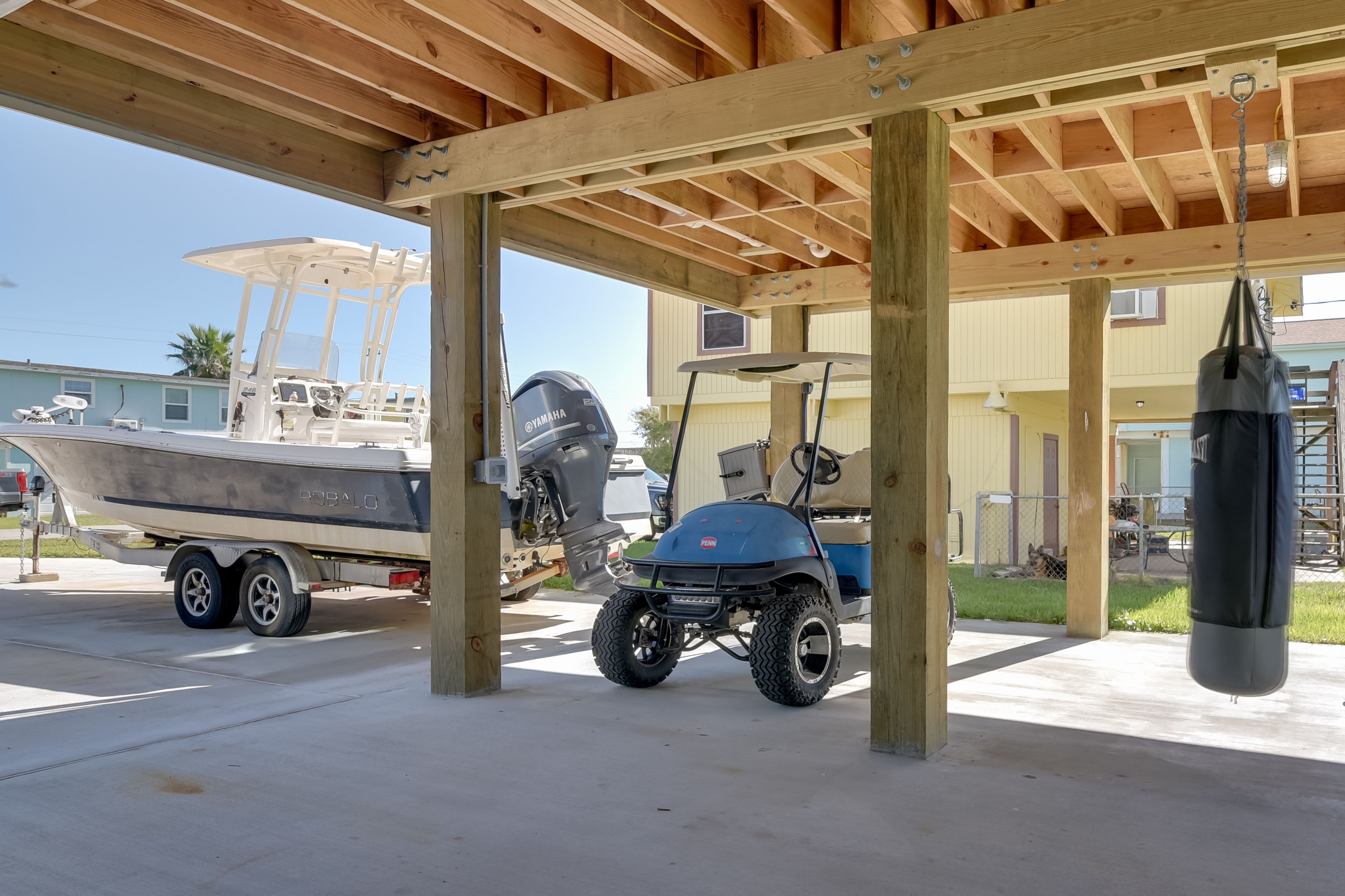 Shared Golf Cart | Motorboat Unavailable