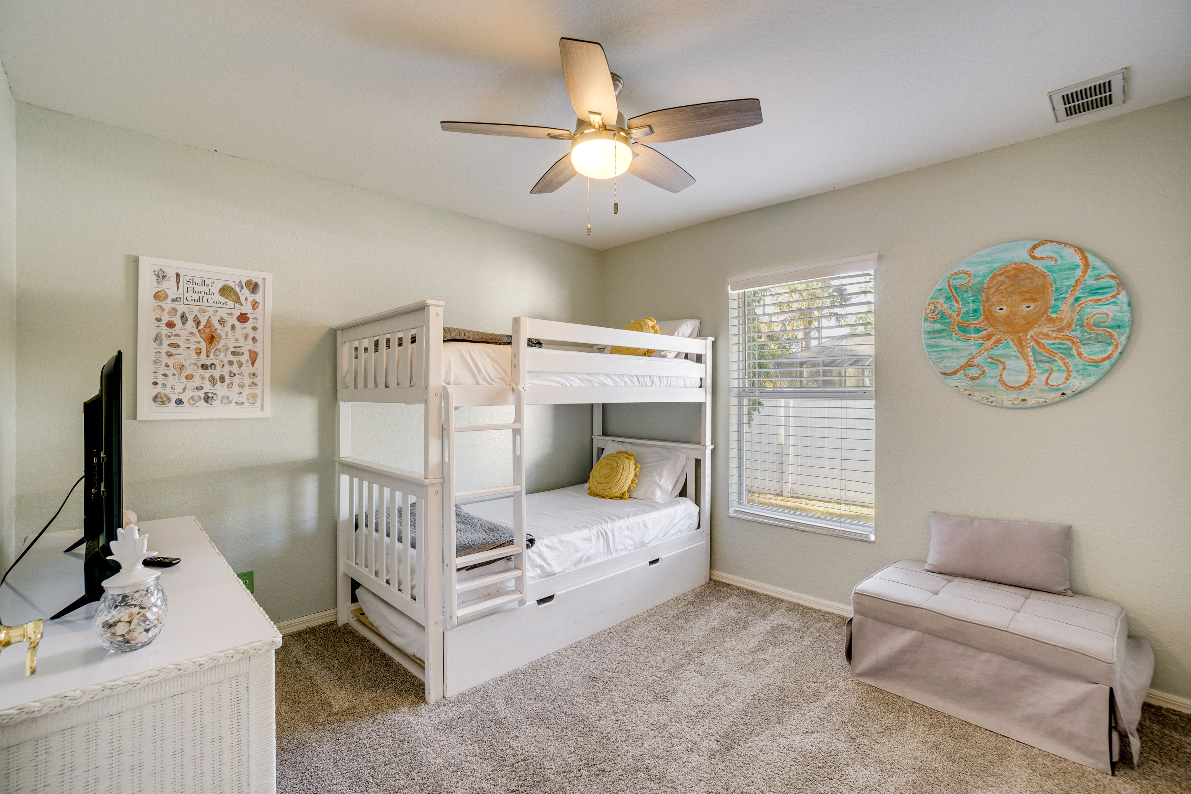 Bedroom 3 | Twin Bunk Bed w/ Twin Trundle