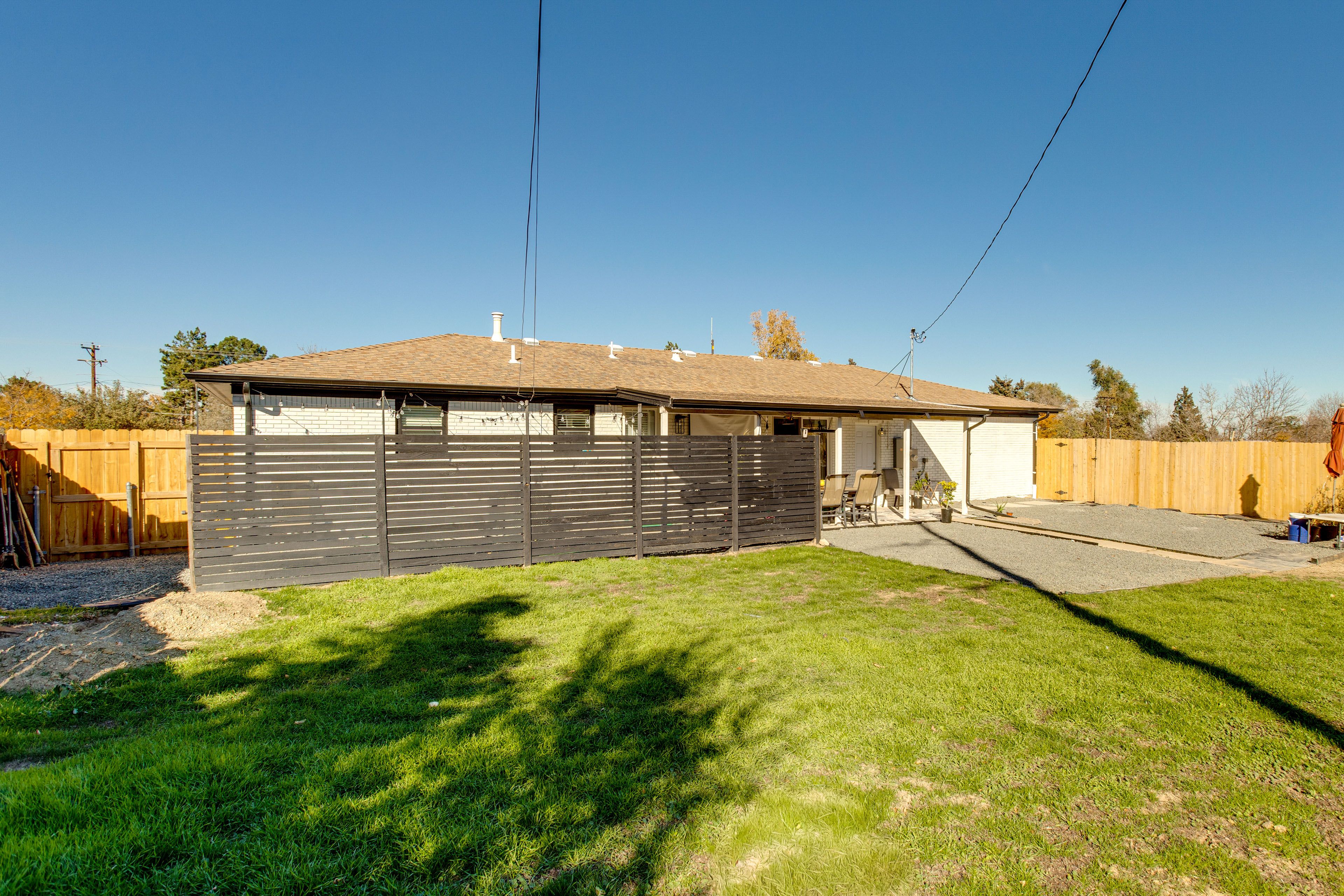 Private Backyard Area