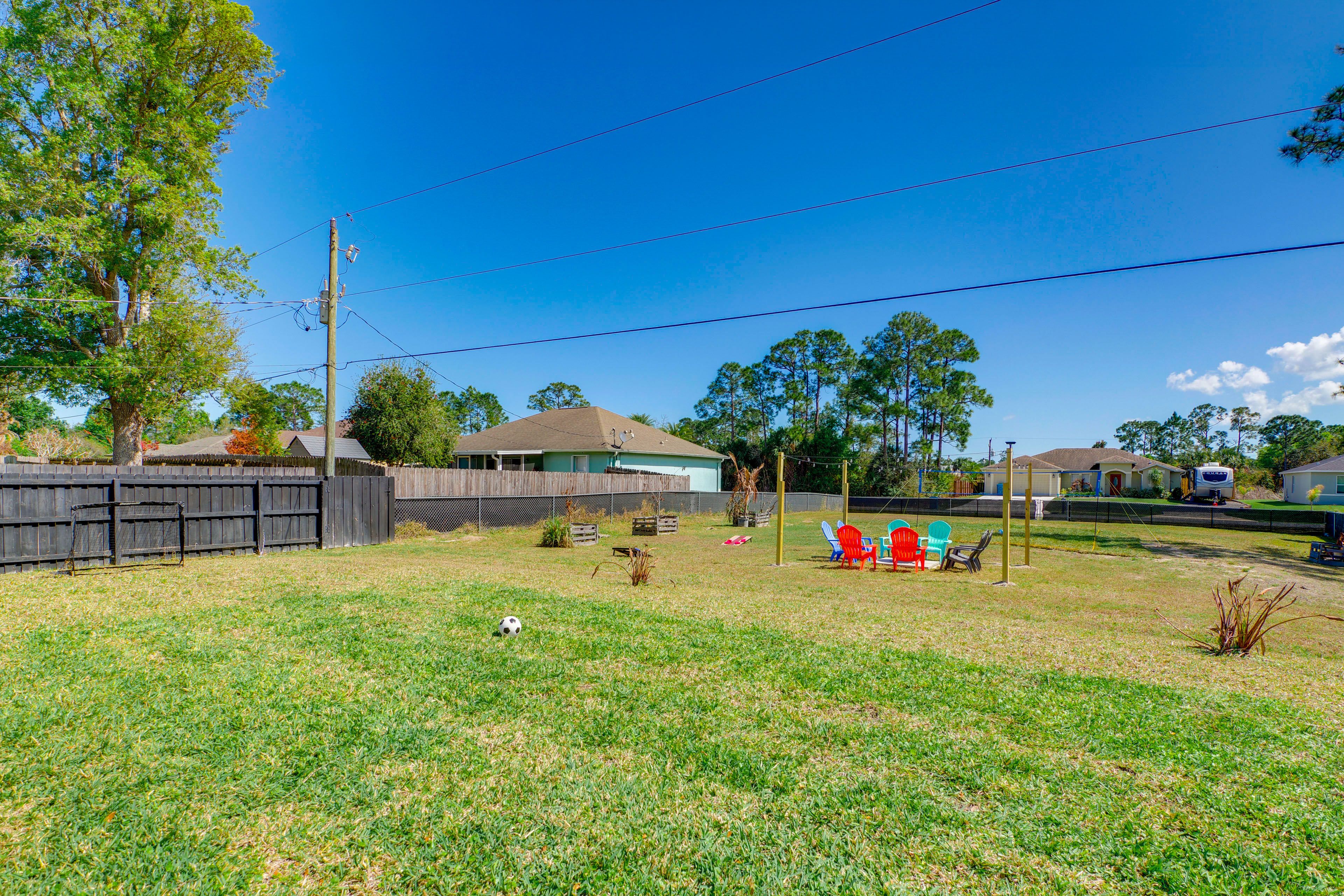 Private Backyard Area