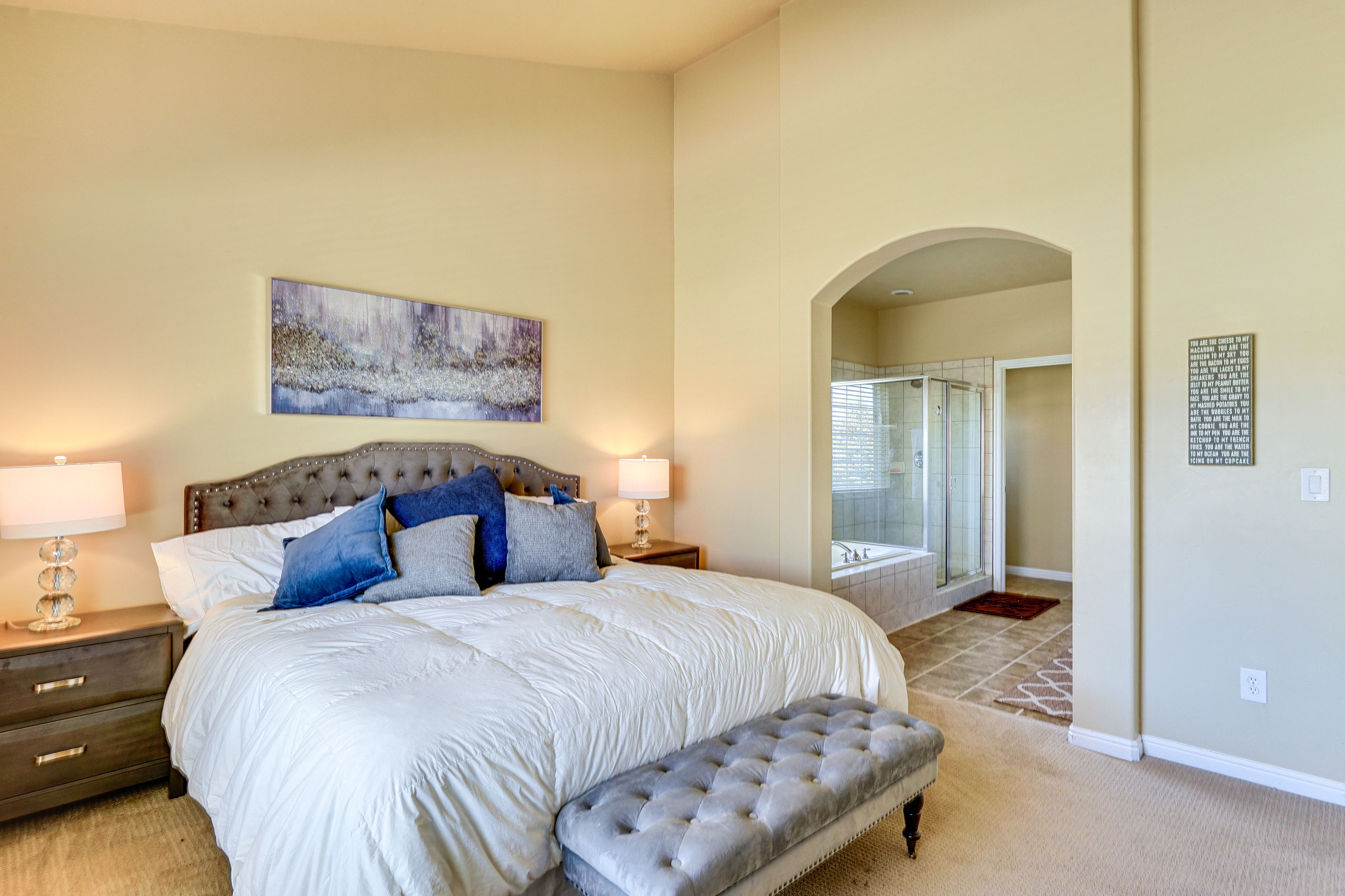 Bedroom 1 | Main Level | King Bed | Smart TV