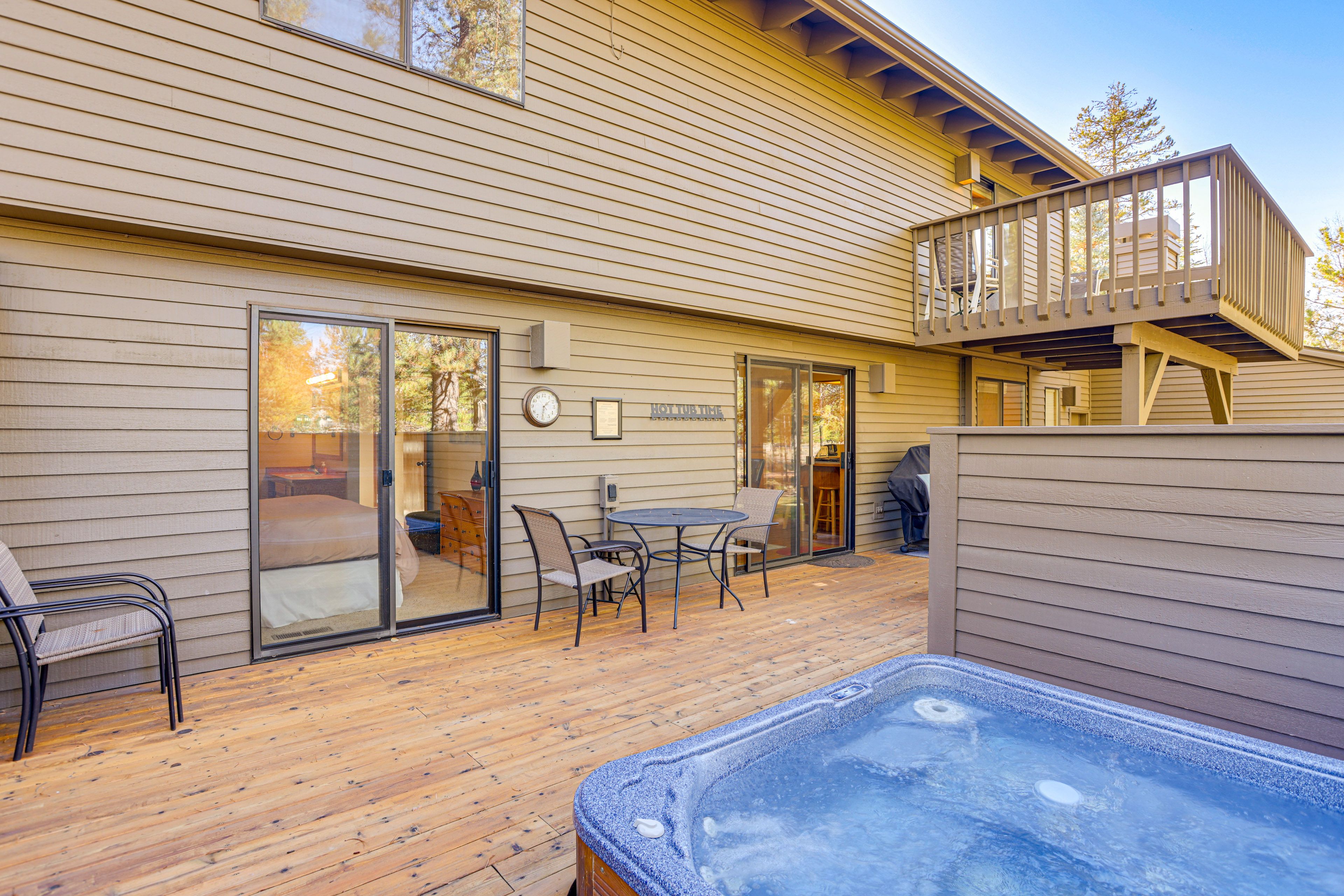 Deck | 2 Dining Areas | Gas Grill | Hot Tub