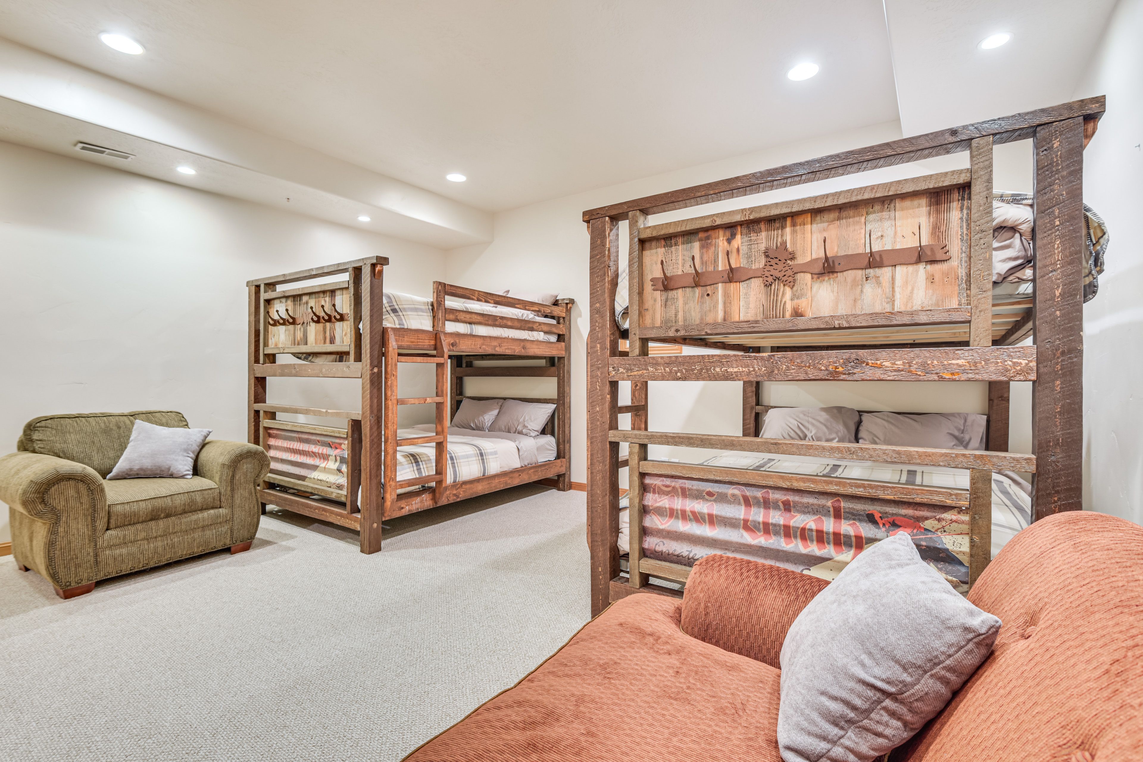 Bedroom 4 | Lower Level | 2 Queen Bunk Beds