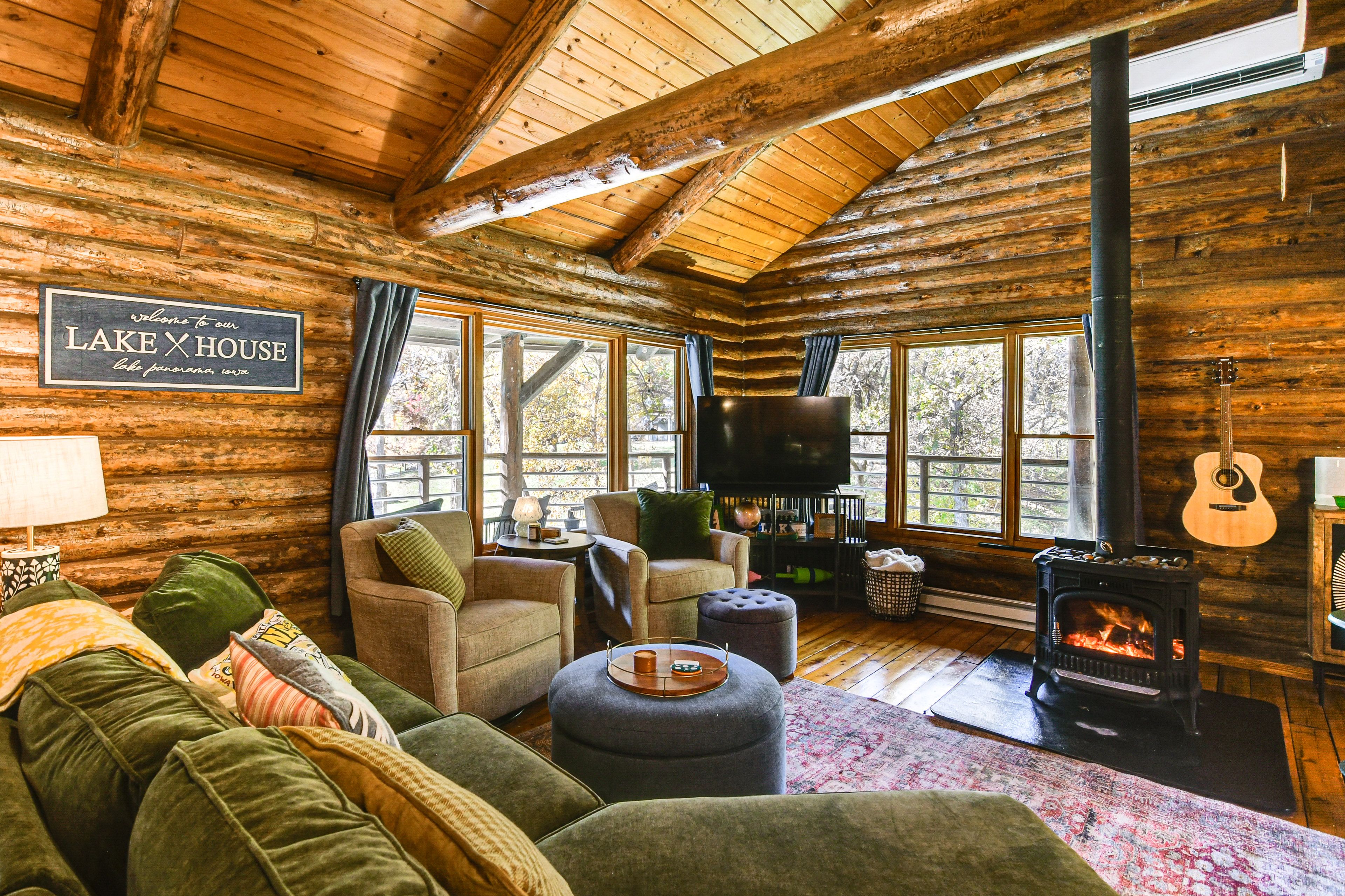 Living Room | Wood-Burning Stove | Smart TV | 2nd Floor