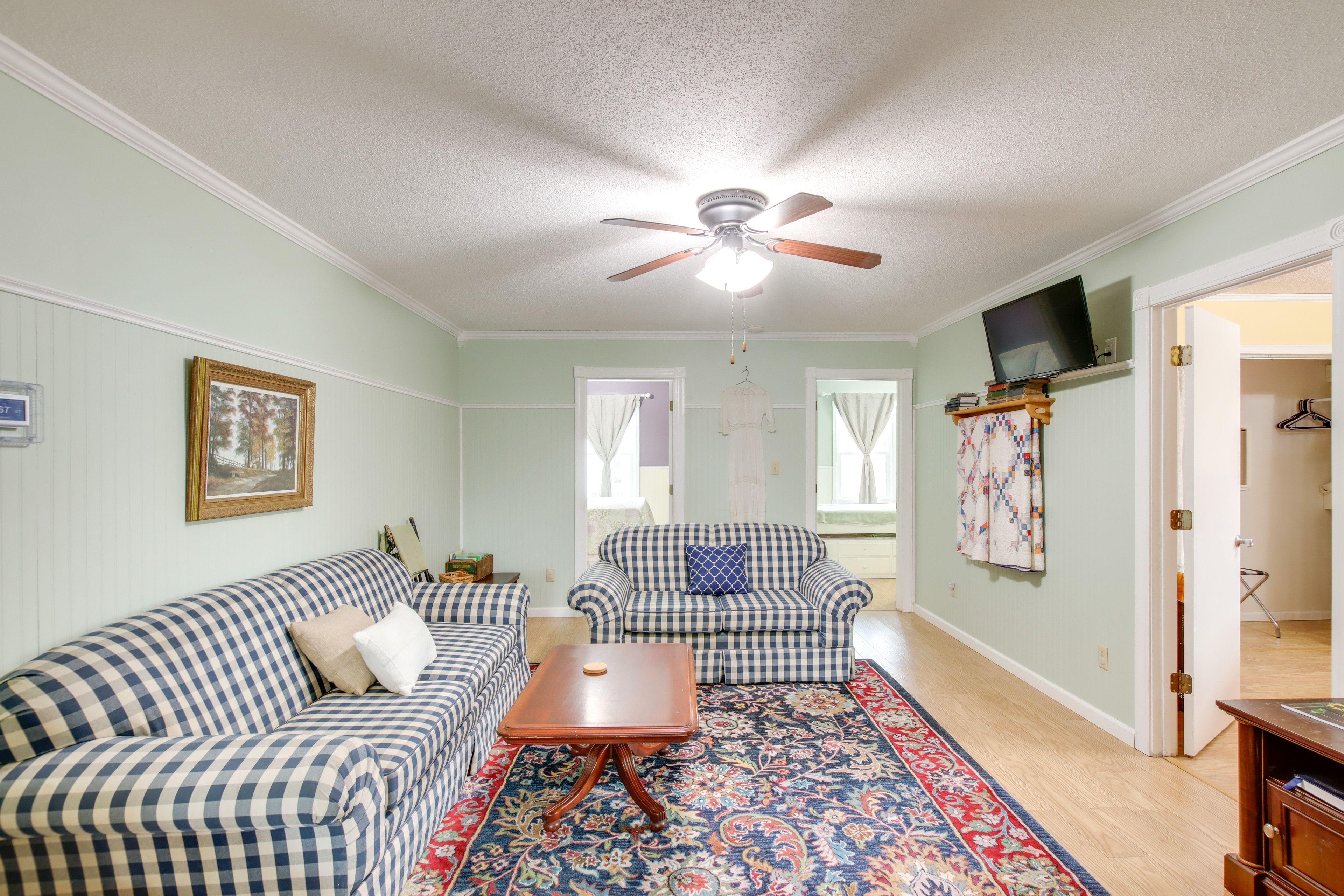 Nauvoo Vacation Rental | 3BR | 2BA | 1,500 Sq Ft | Stairs Required