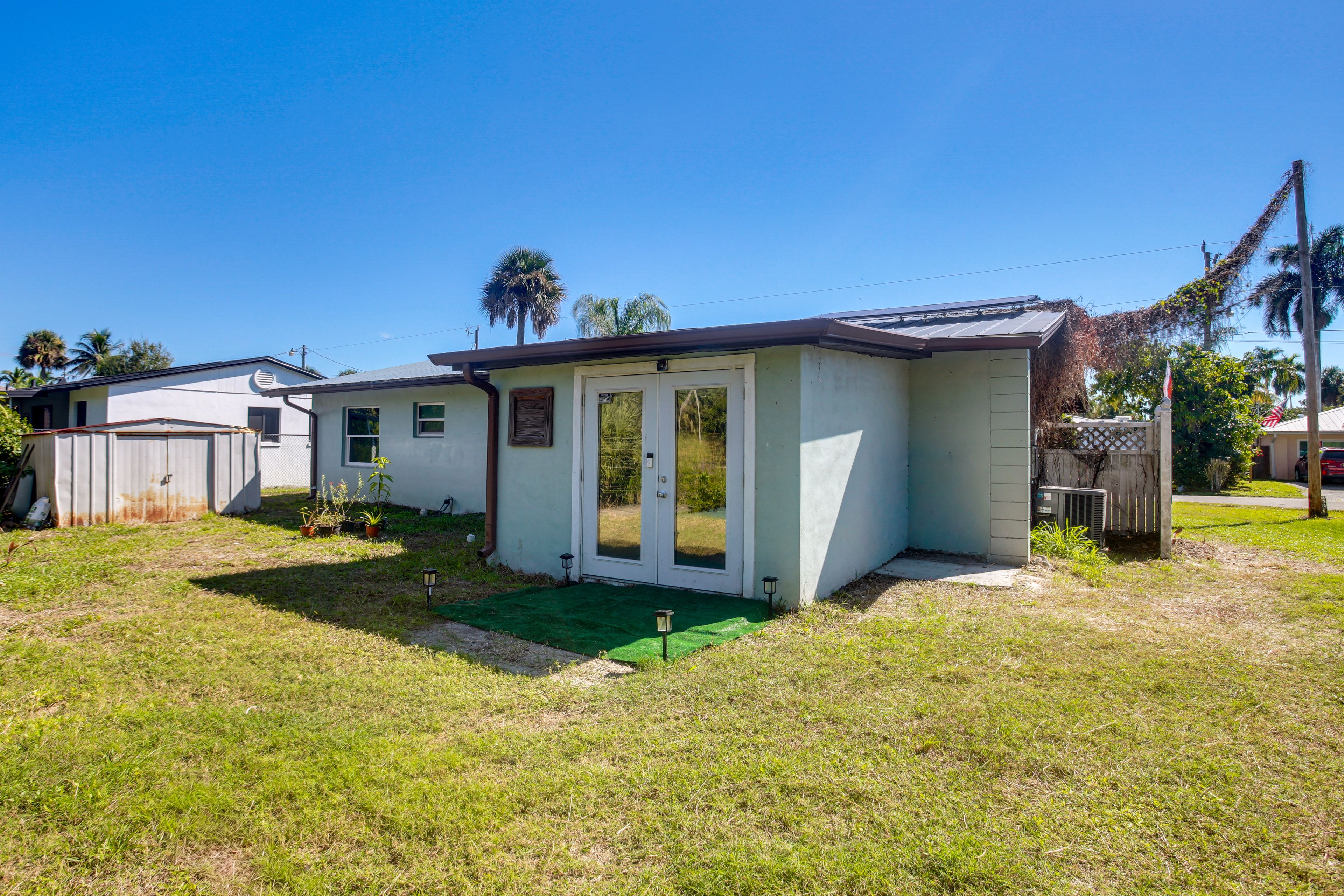 Private Backyard Area
