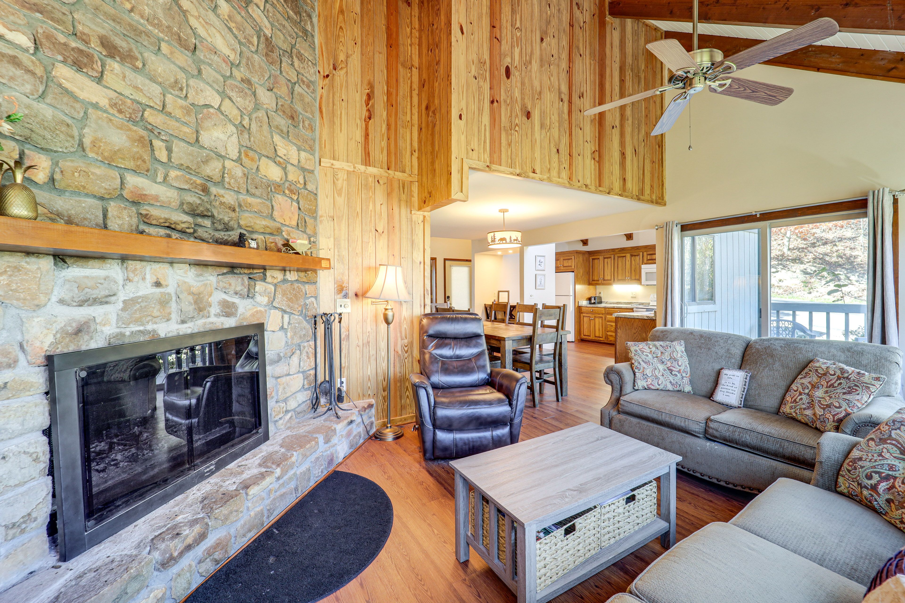 Living Room | Free WiFi | Central A/C & Heat | Main Floor