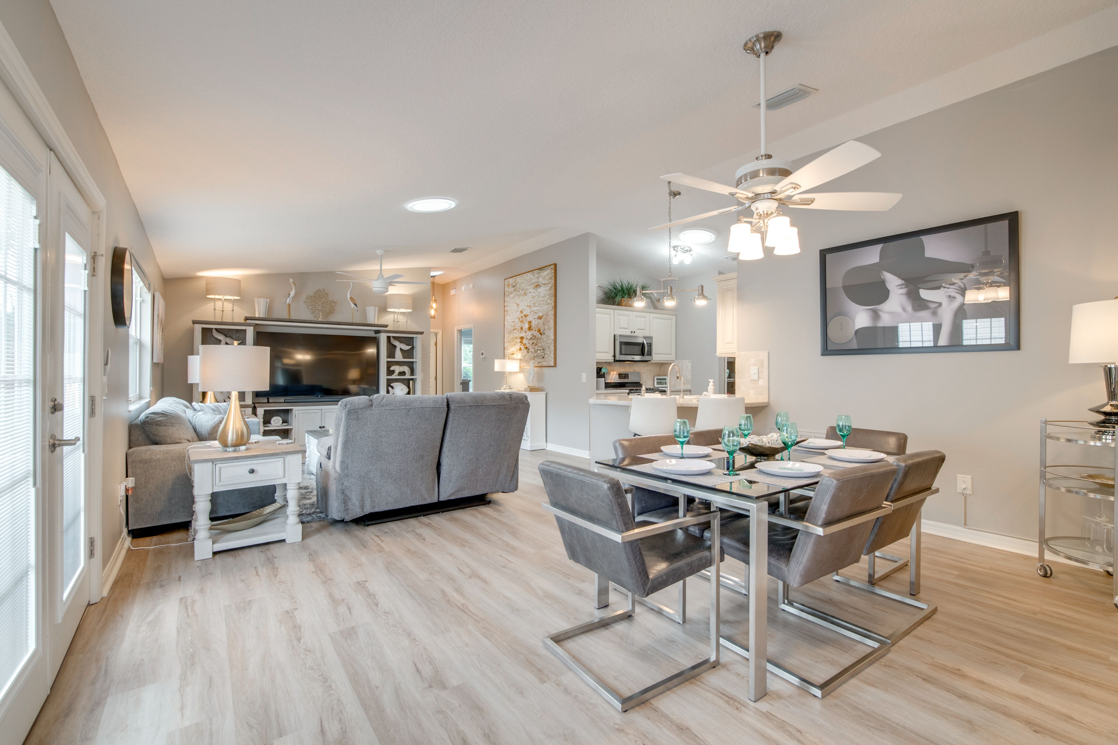 Dining Area | Living Room | Single-Story Home