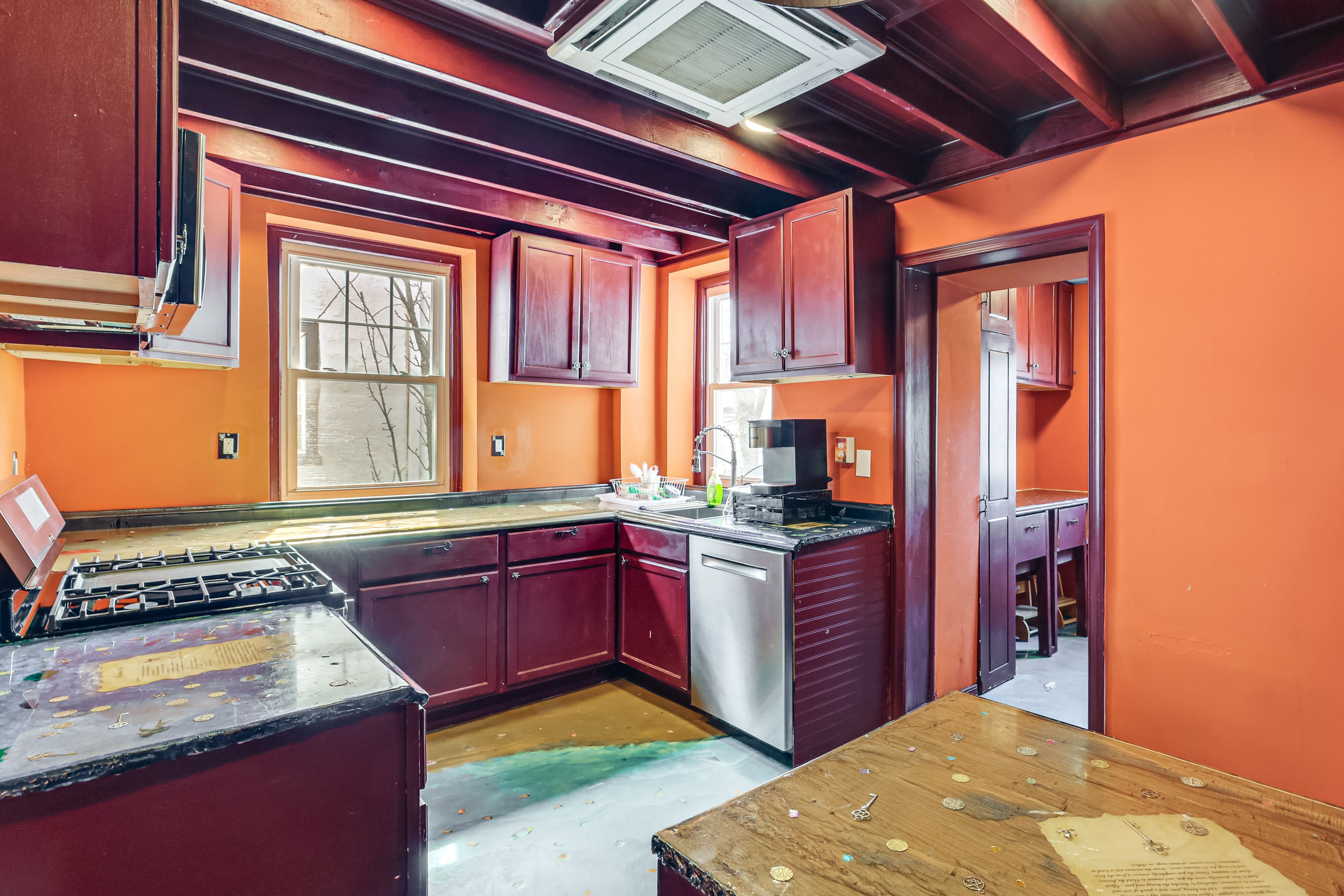 Kitchen | 2-Story Home | Colorful Decor