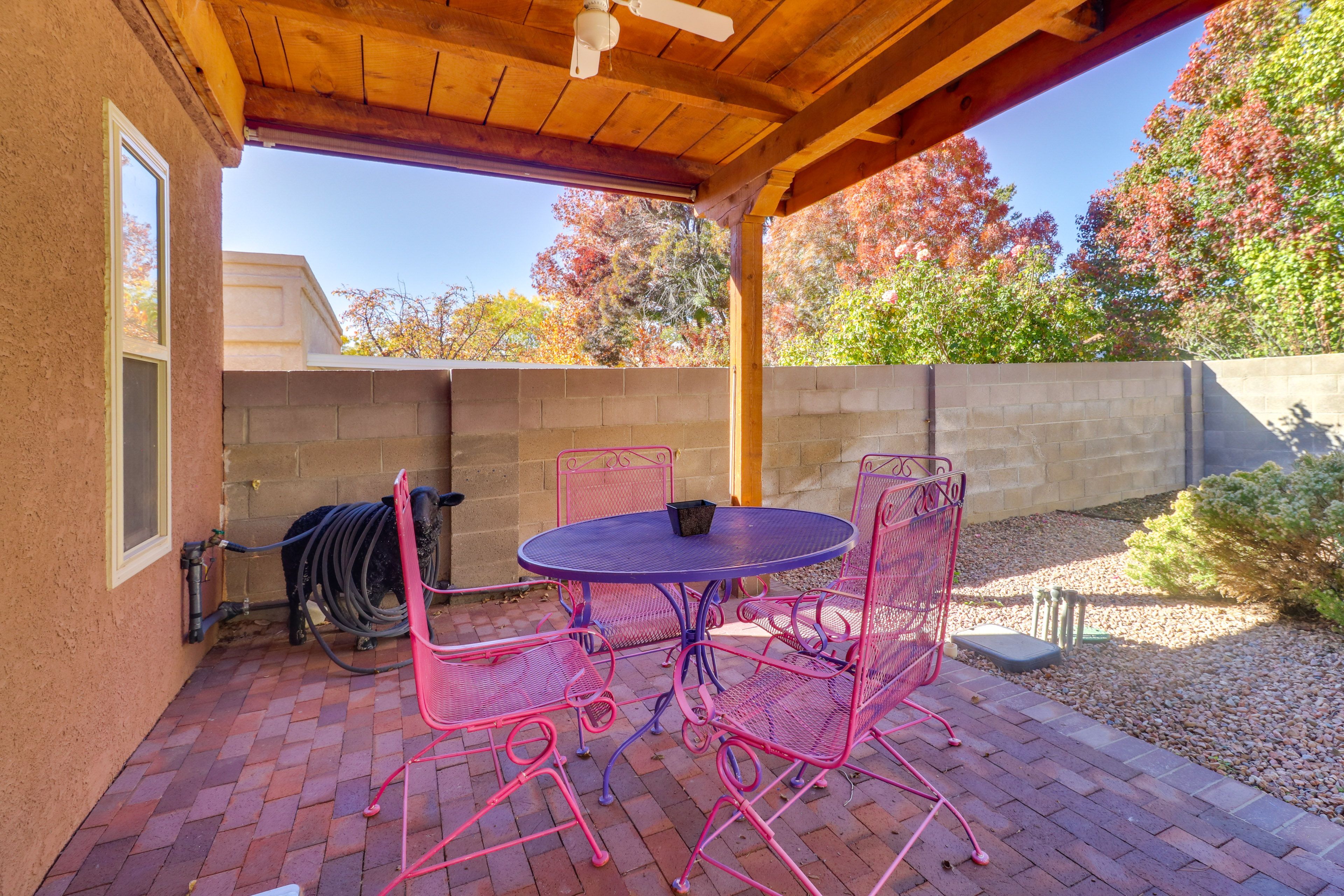 Property Exterior | Outdoor Dining Table | Wood-Burning Fire Pit