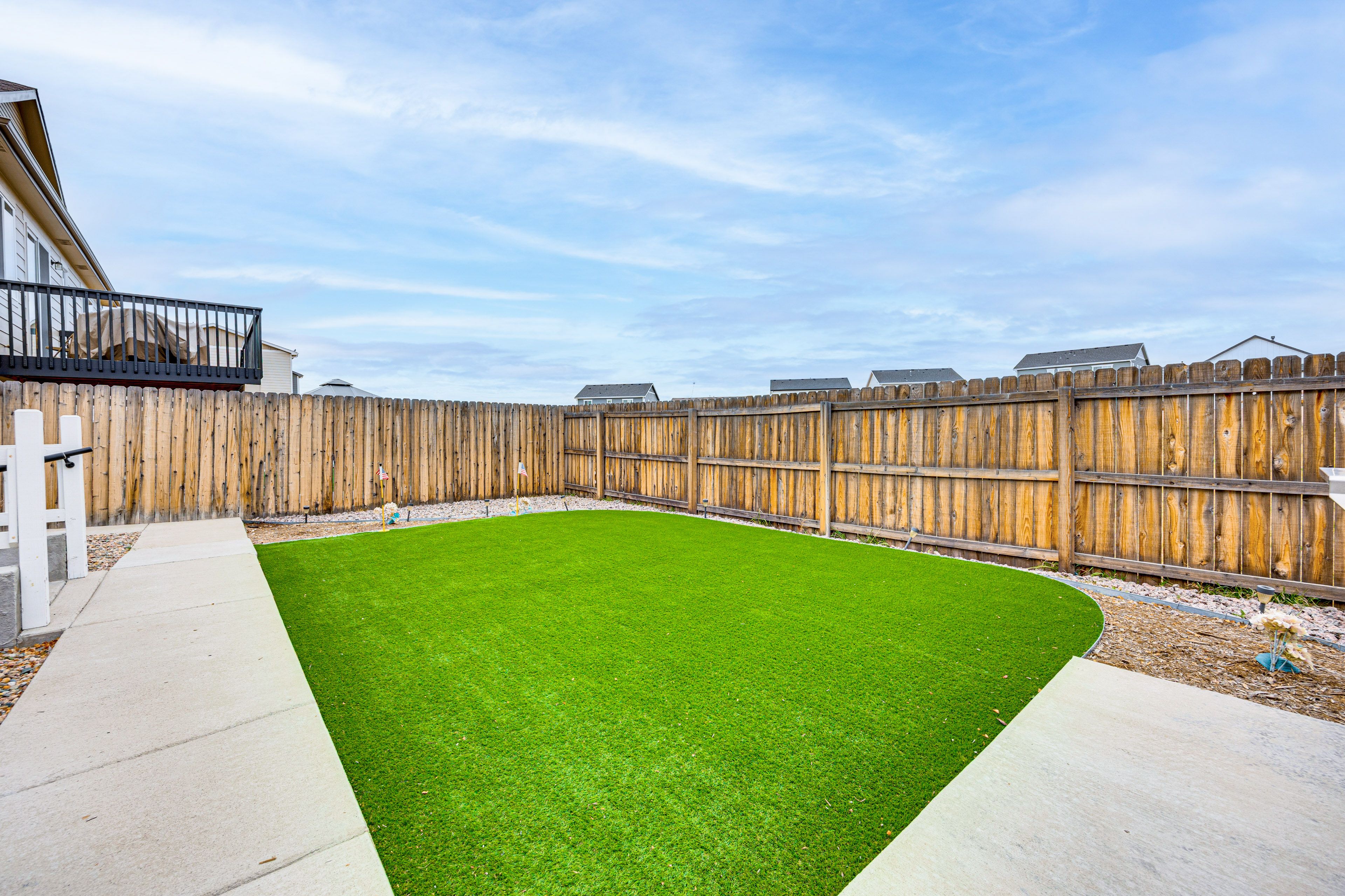 Private Backyard Area | Putting Green | Furnished Patio