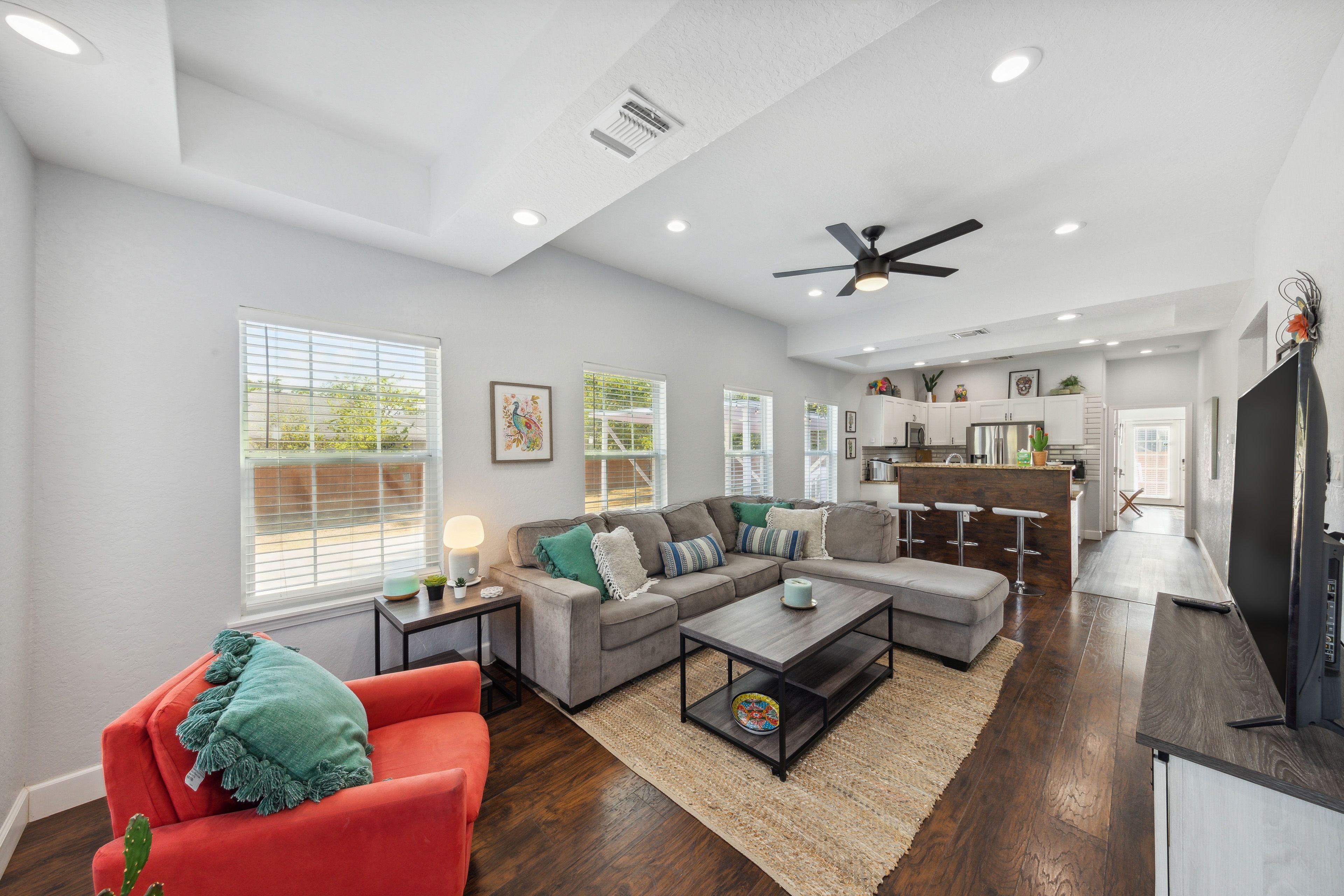 San Antonio Vacation Rental | 3BR | 2BA | 4 Steps to Enter | 2,000 Sq Ft