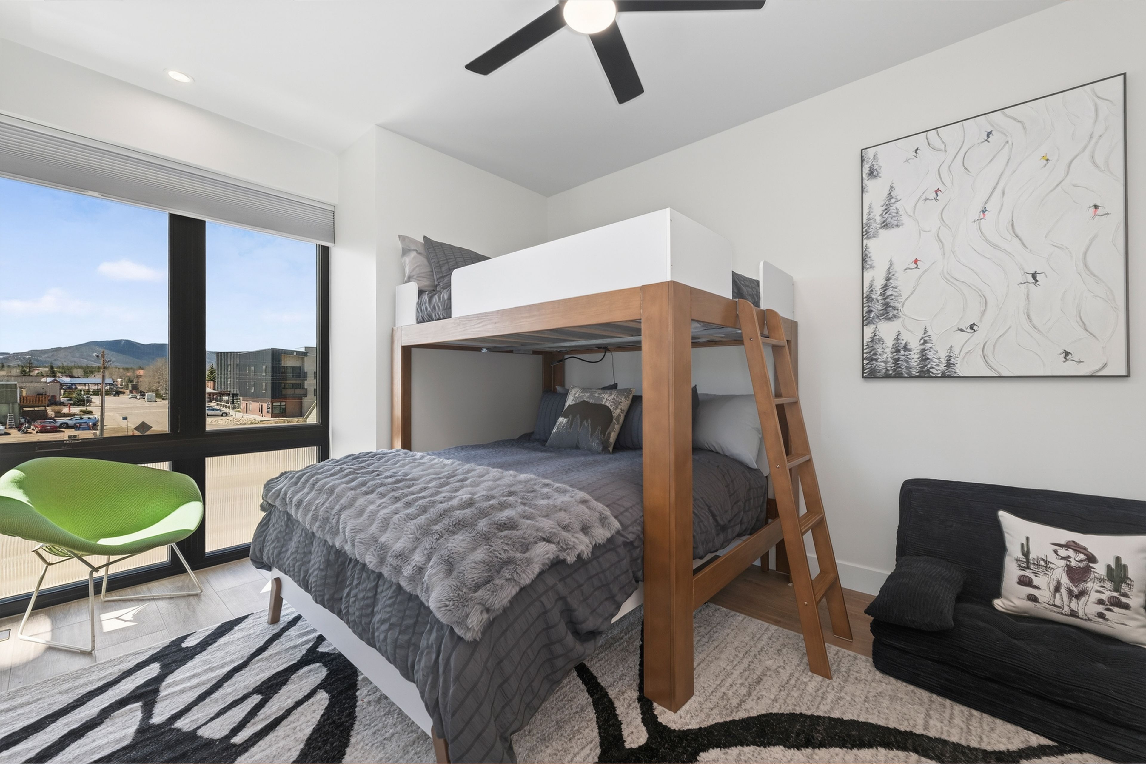 Bedroom 4 | Queen Bed | Lofted Full Bed | 3rd Floor
