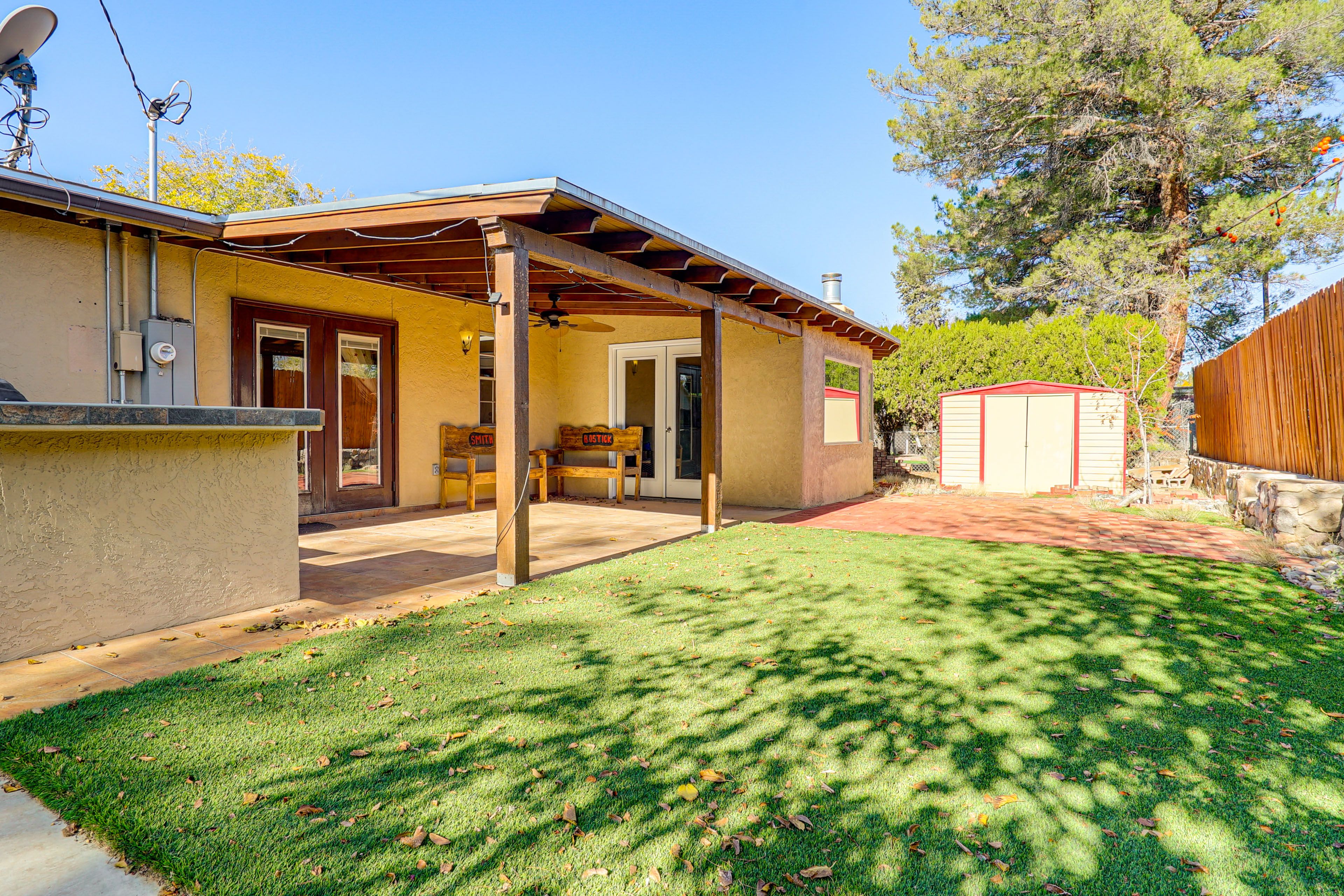 Private Backyard Area