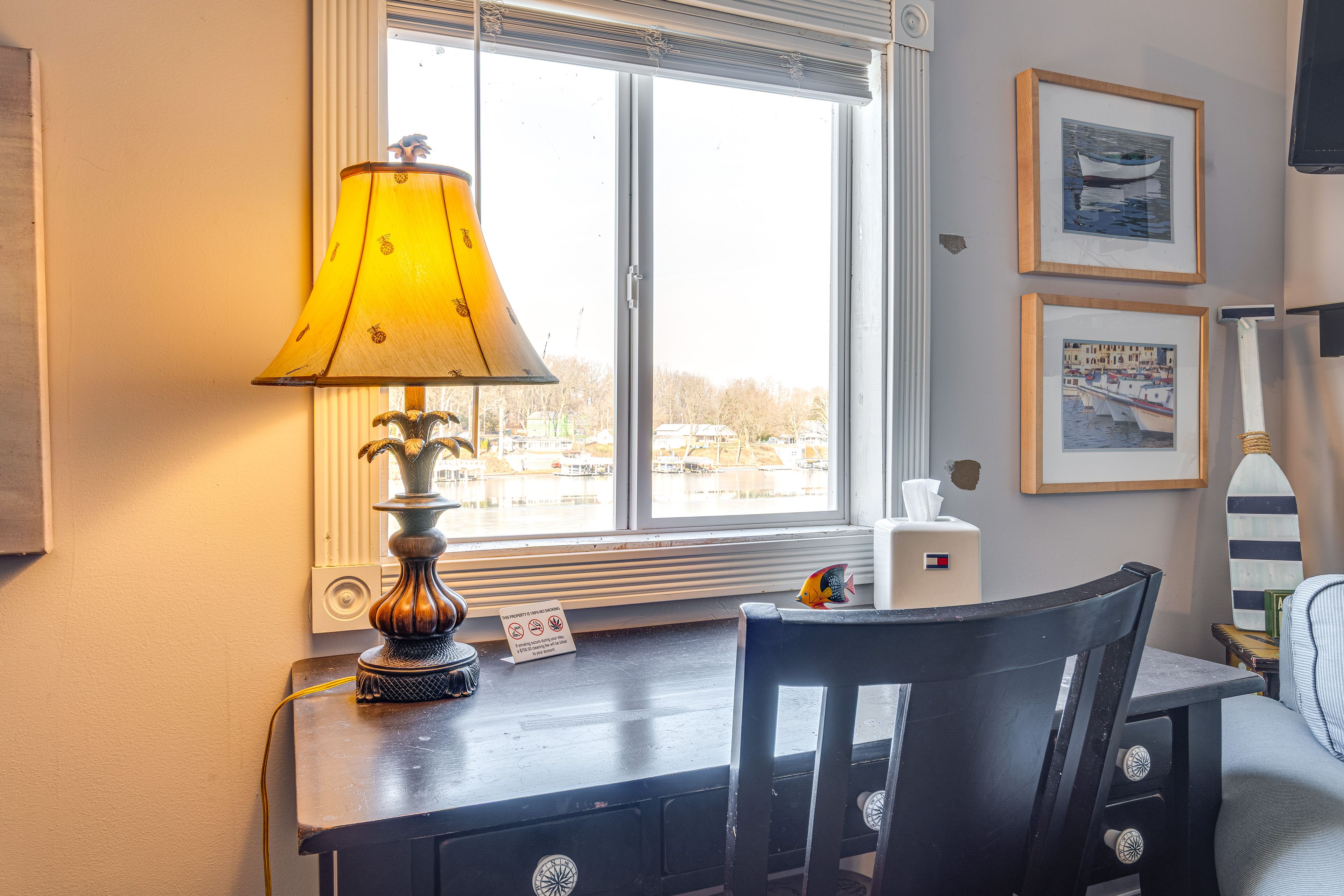 Desk Overlooking the Water