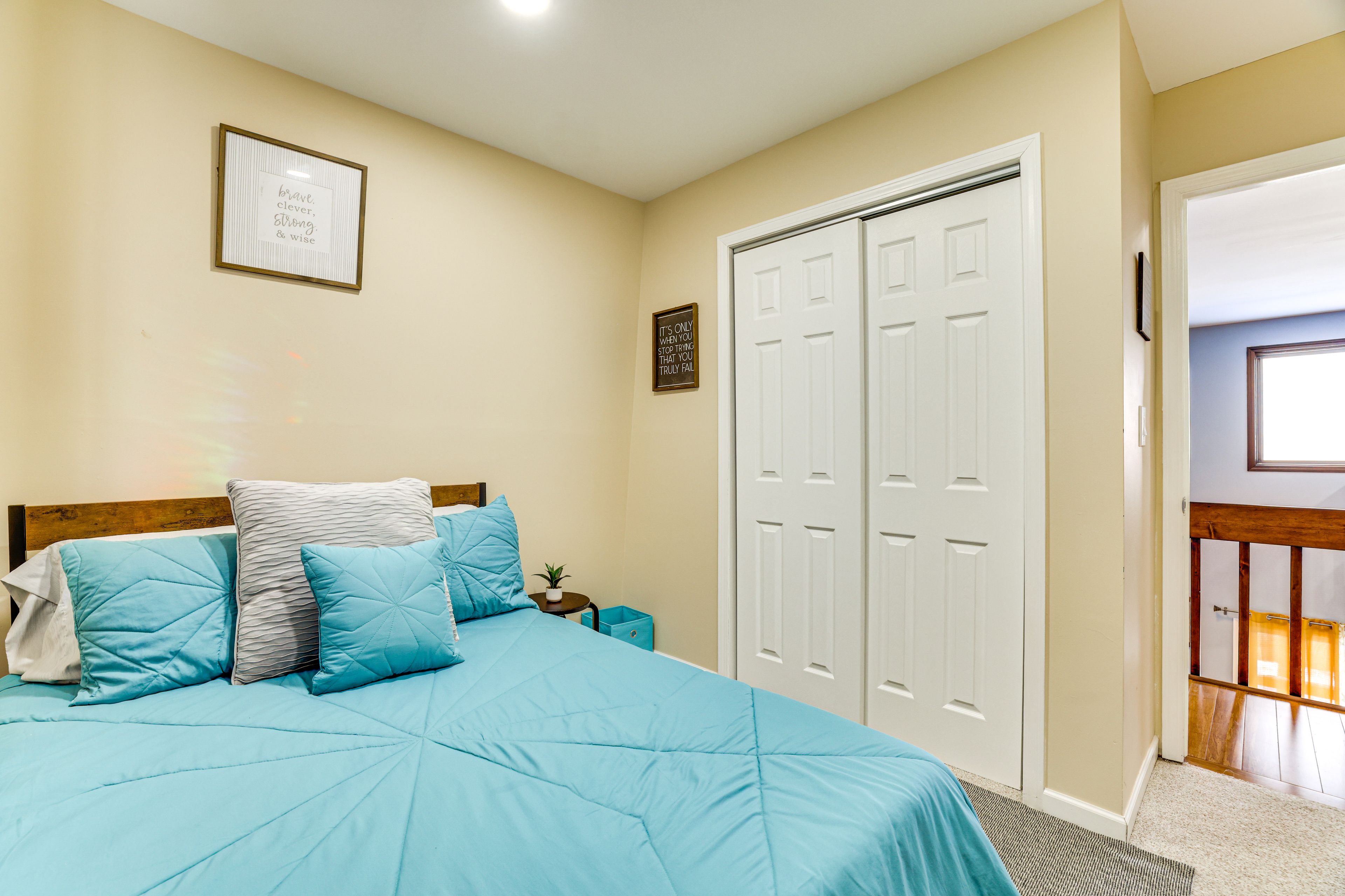 Bedroom 1 | 2nd Floor | Queen Bed | Linens Provided