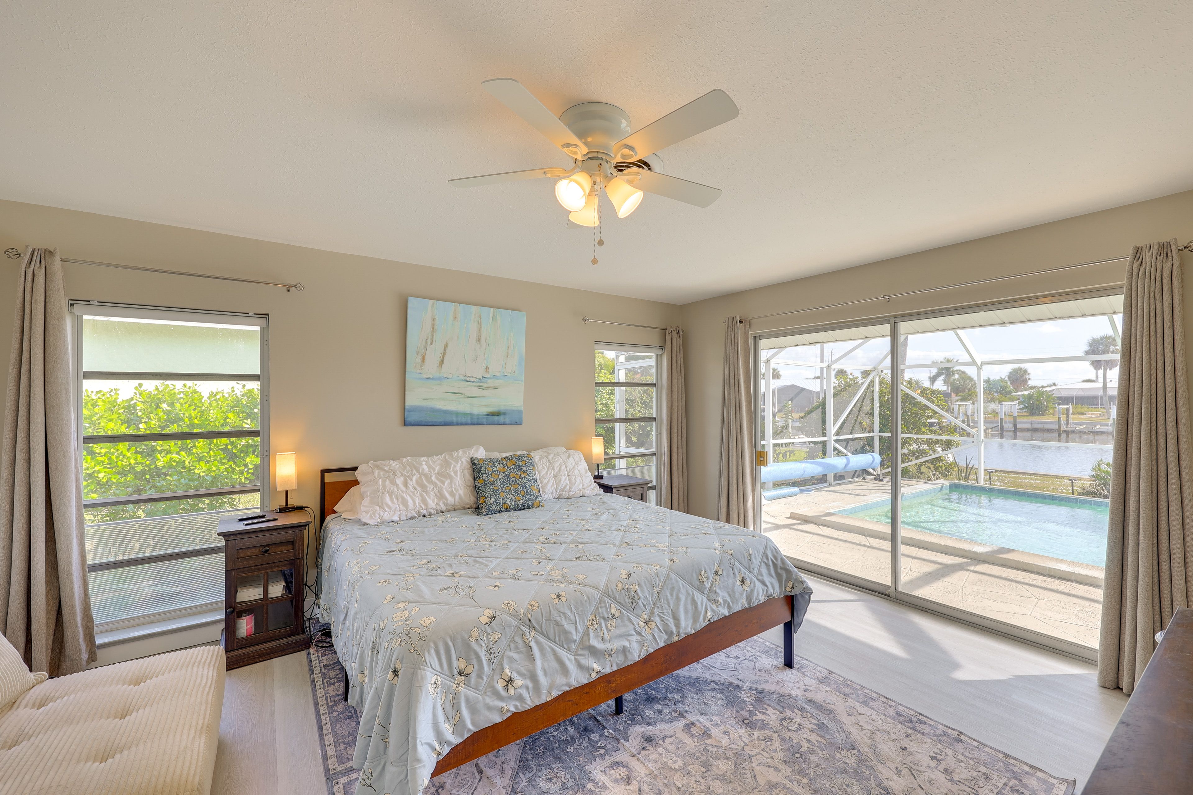 Bedroom 1 | King Bed | Patio Access