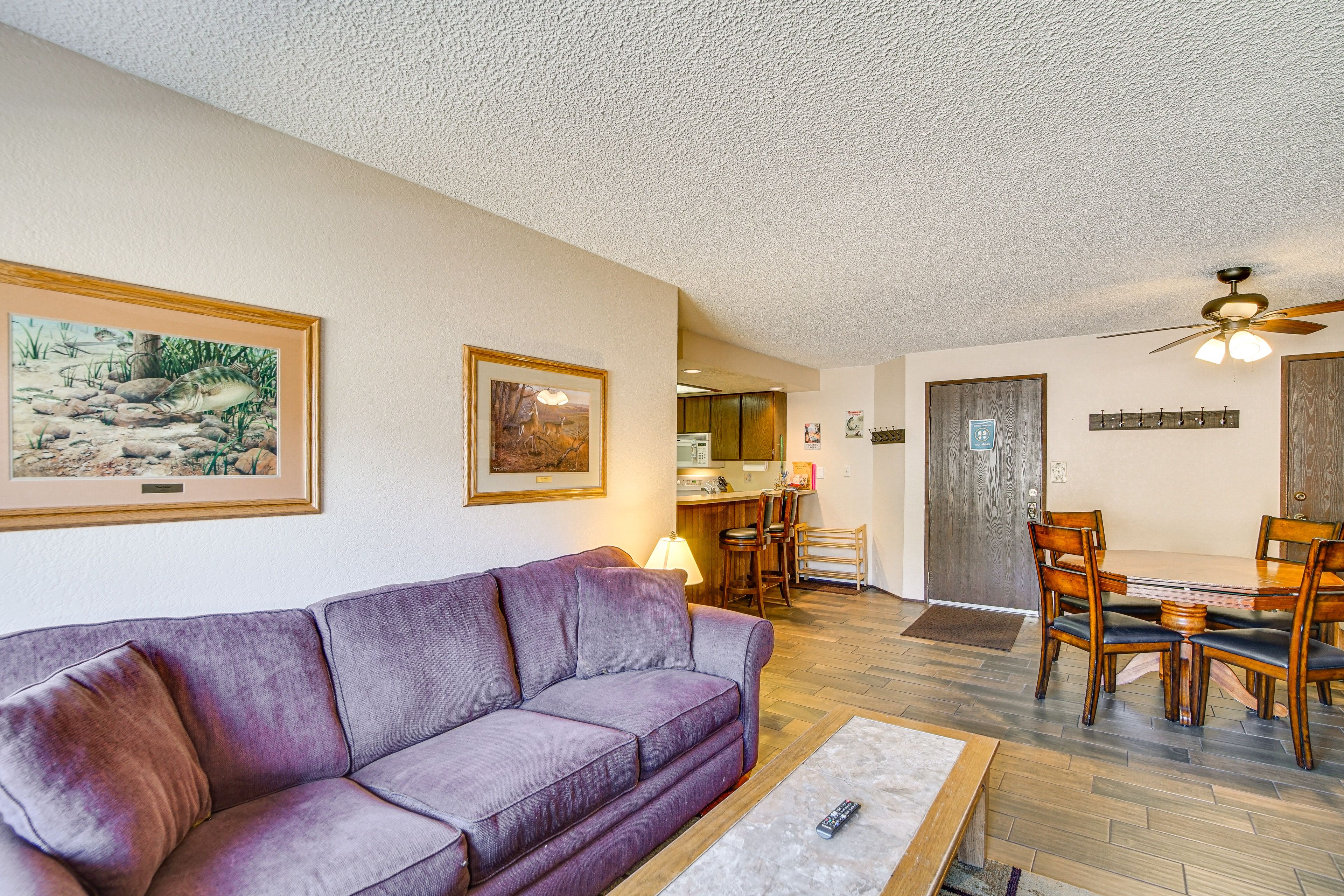 Brian Head Vacation Rental | 2BR | 2BA | 800 Sq Ft | Stairs to Enter