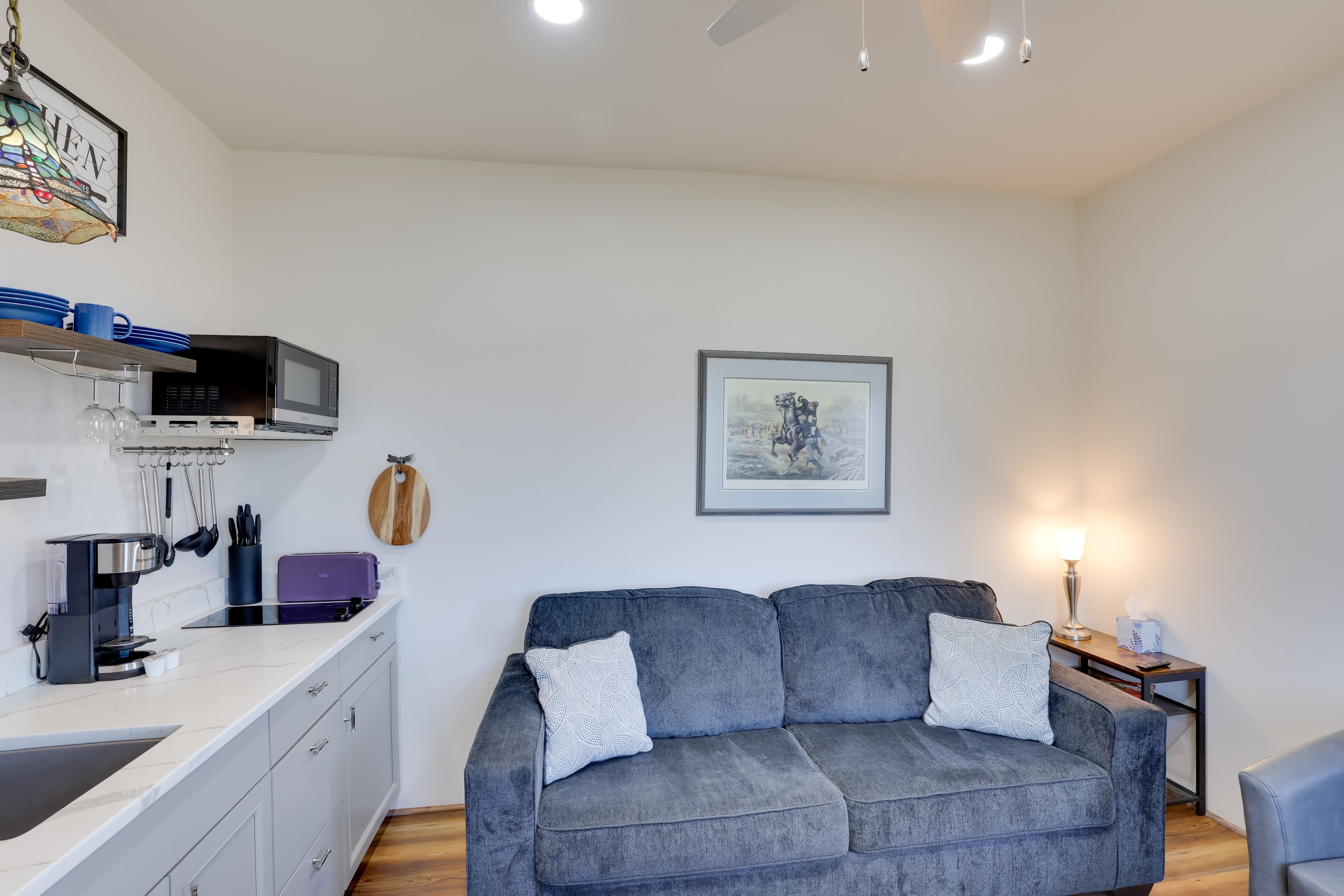 Studio | Living Area | Queen Sleeper Sofa