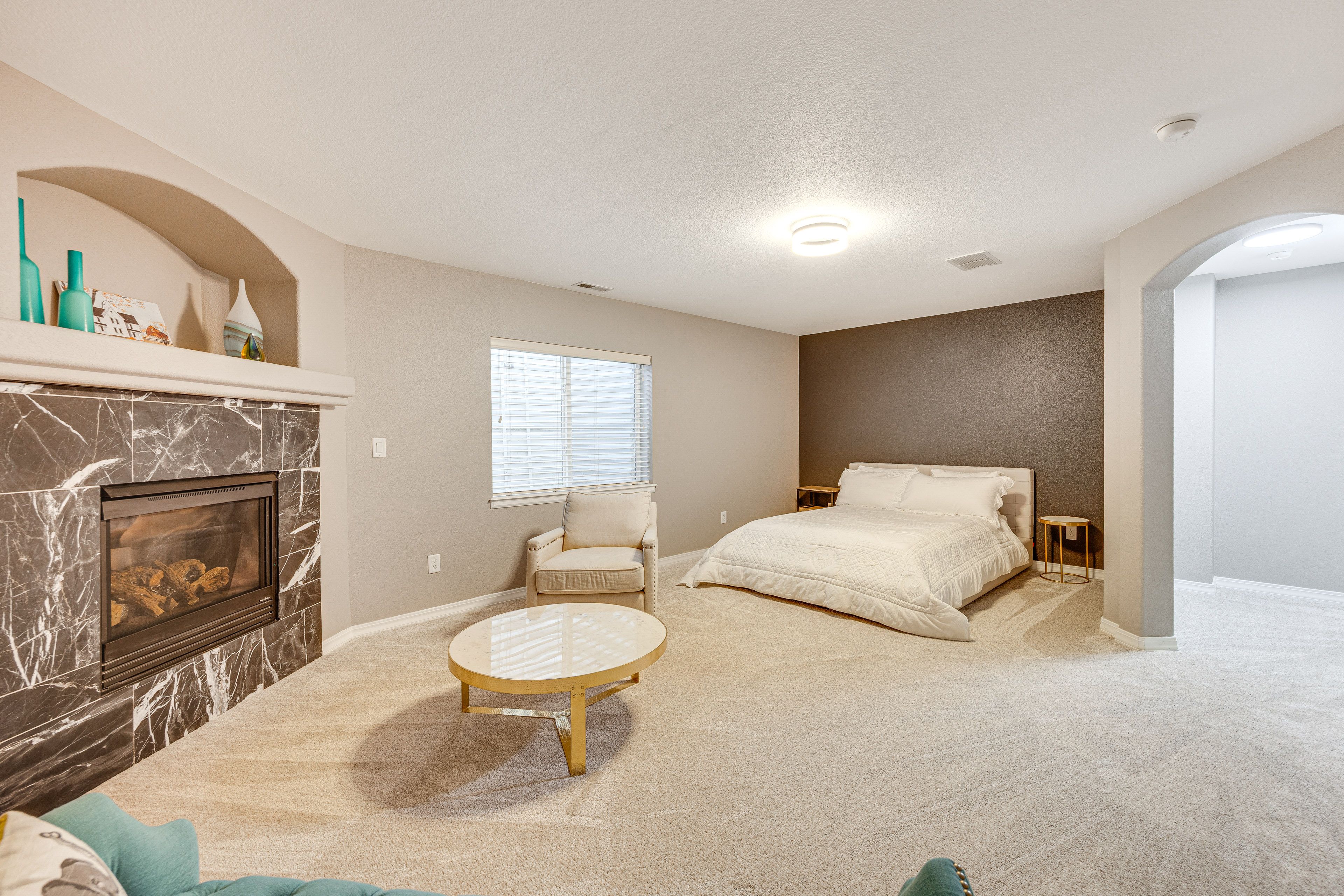 Sleeping Nook | Basement | Queen Bed