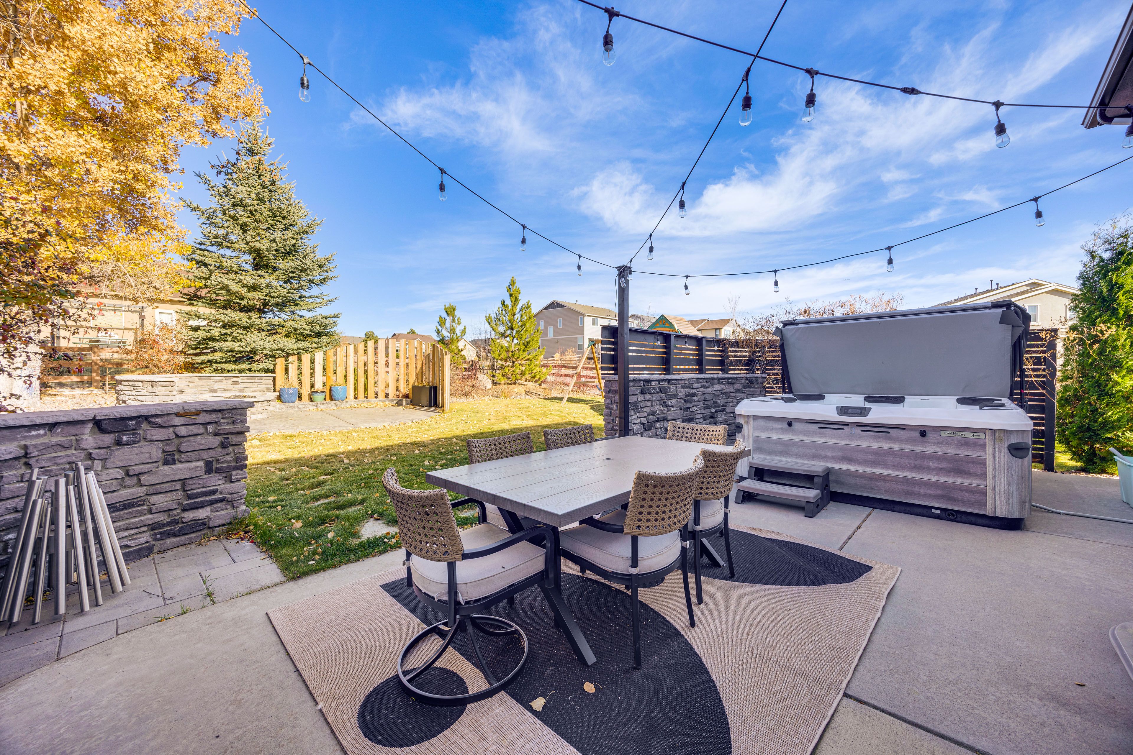 Furnished Patio | Hot Tub