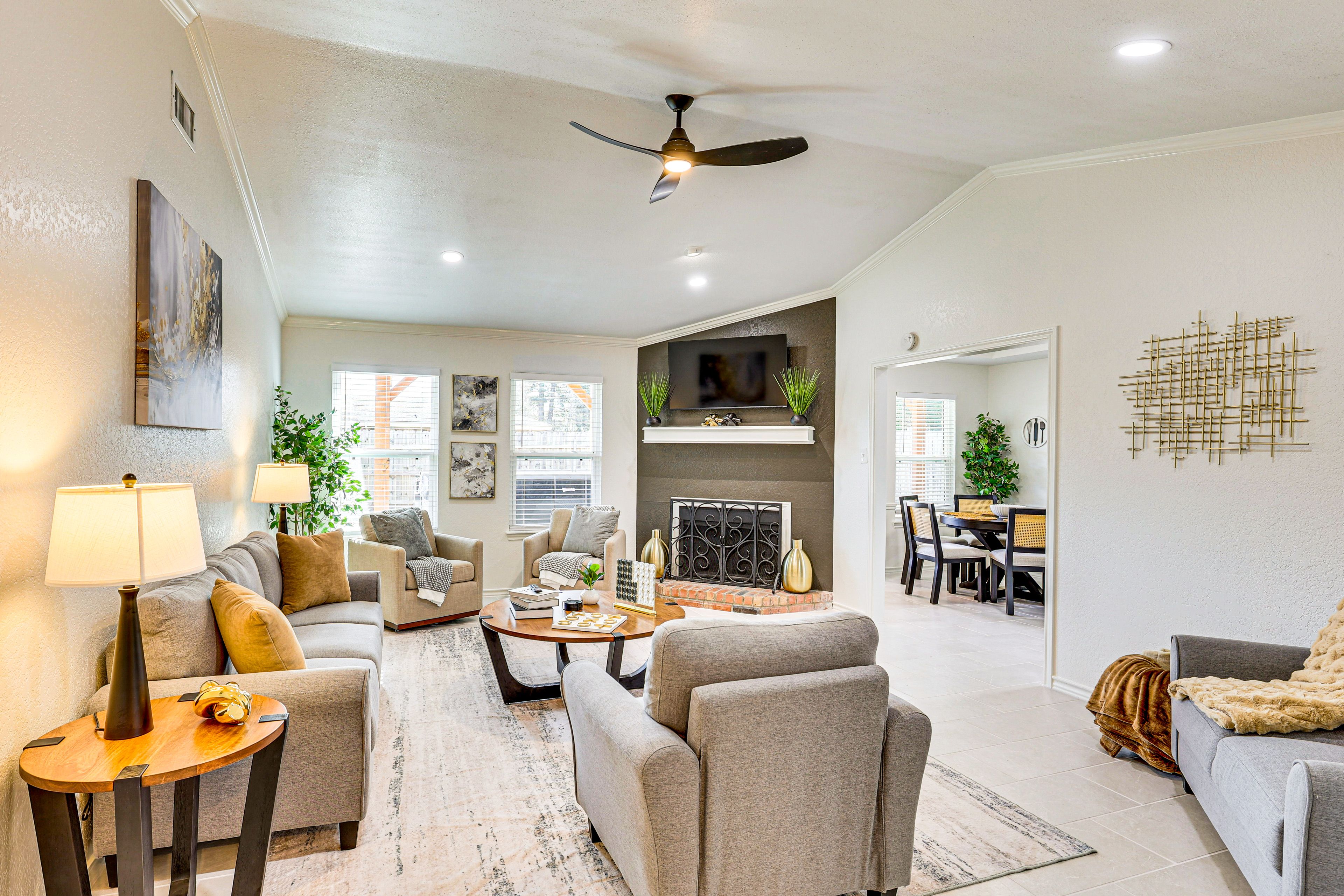 Living Room | Smart TV | Renovated Interior