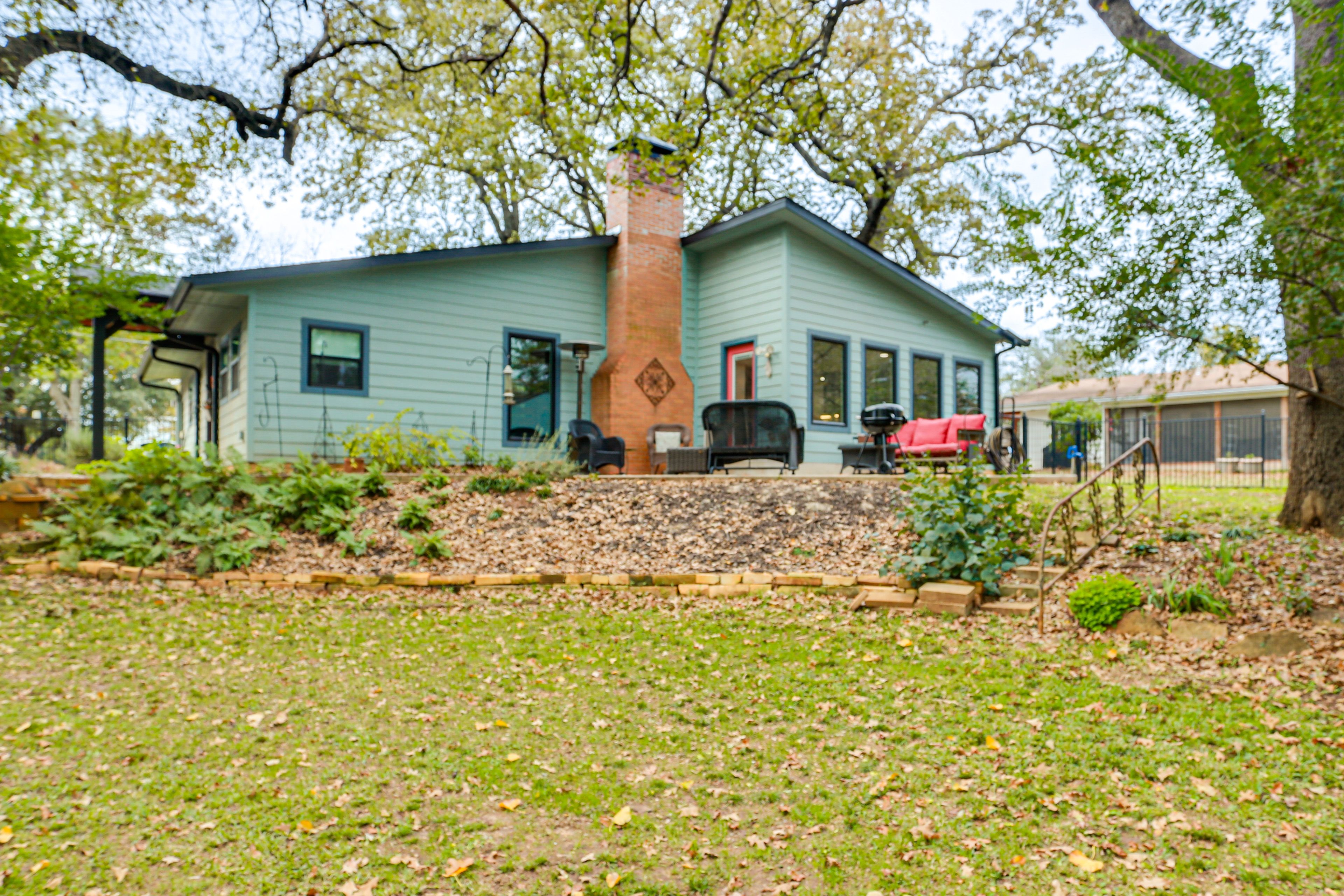 Spacious Yard | Charcoal Grill | Wood-Burning Fire Pit