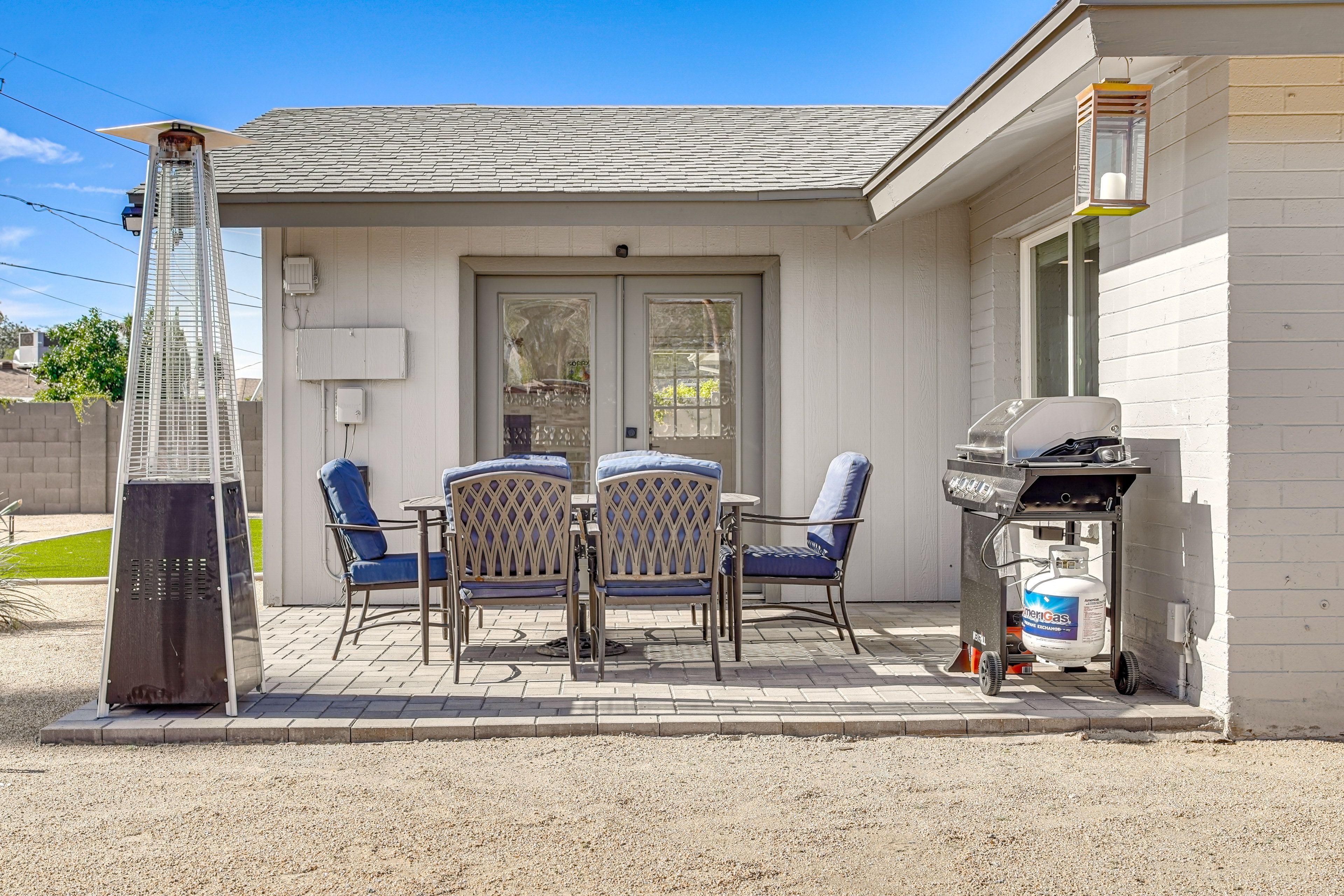 Patio | Grill | Outdoor Dining Area | Patio Heater