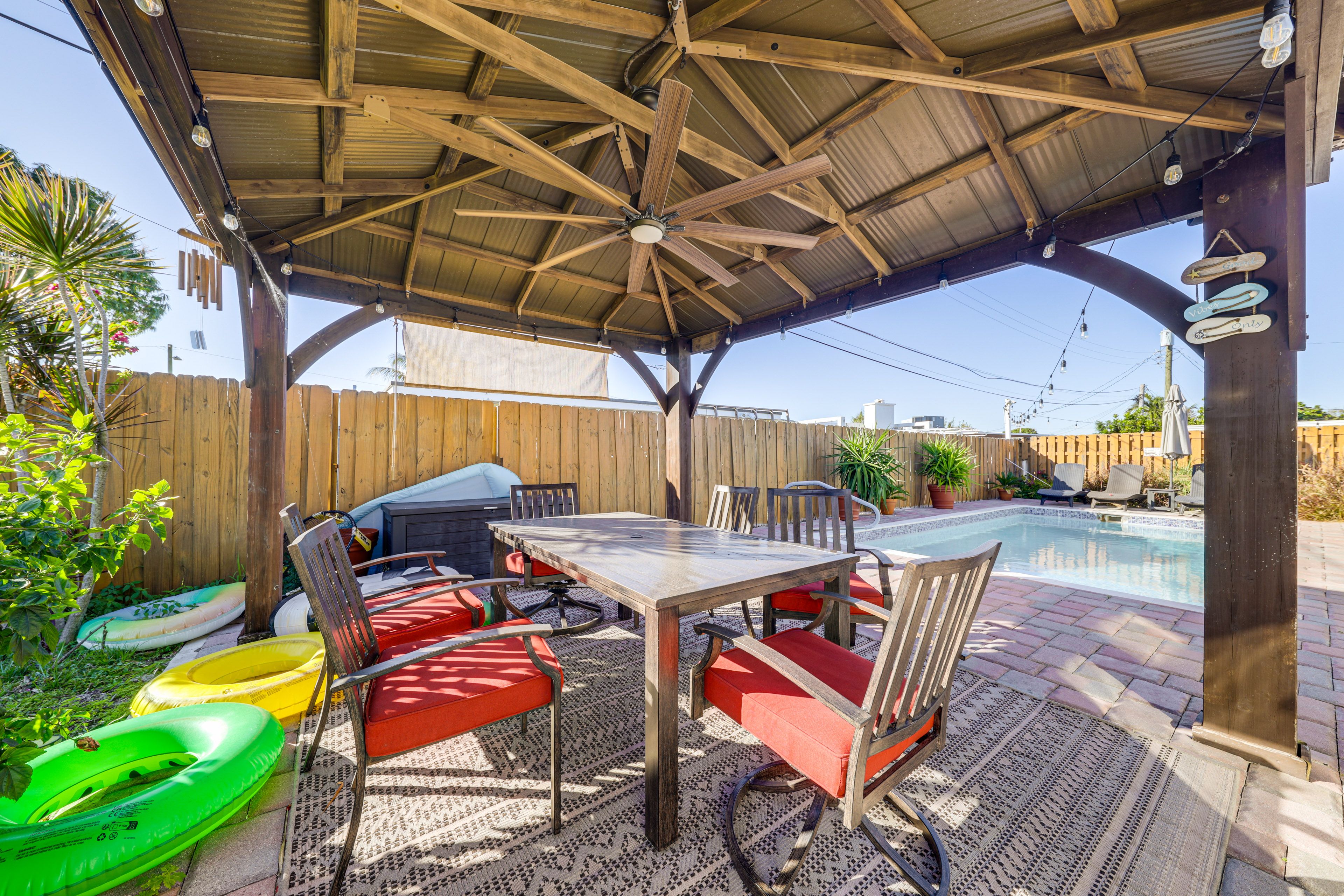 Covered Patio | Gas Grill